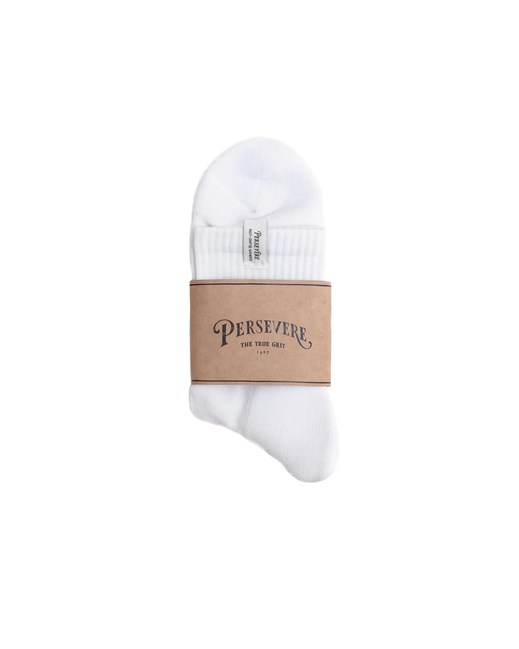 PERSEVERE CLASSIC CREW SOCKS - WHITE