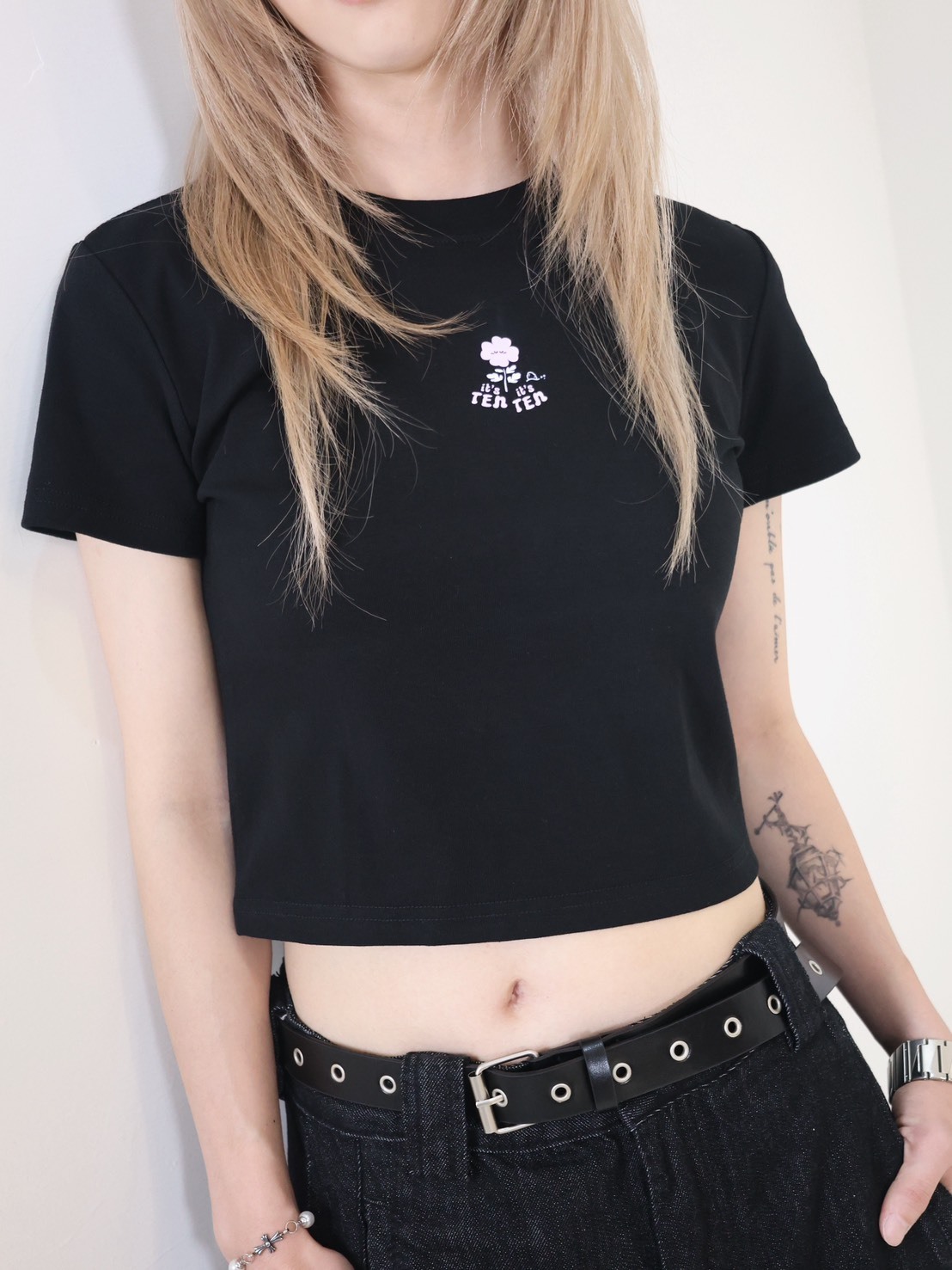 【十周年系列】FASHIONJUMP Image Crop Top / 薯薯發芽 短版tee 短版上衣 FGJN03