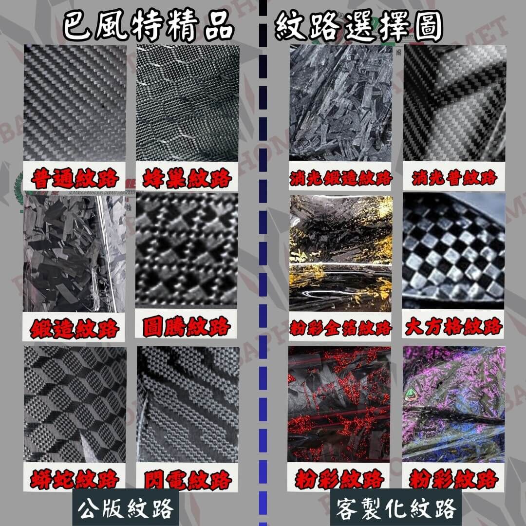 (預購) 巴風特 DRG2.0 碳纖維小盾空力套件