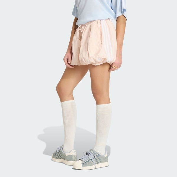 Adidas 愛迪達 Balloon Shorts KY5069 女 短褲 運動短褲 休閒短褲 百褶 粉紅