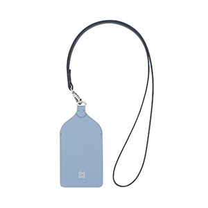 Dudu Leather neck badge holder California 534-5074-07 Navy