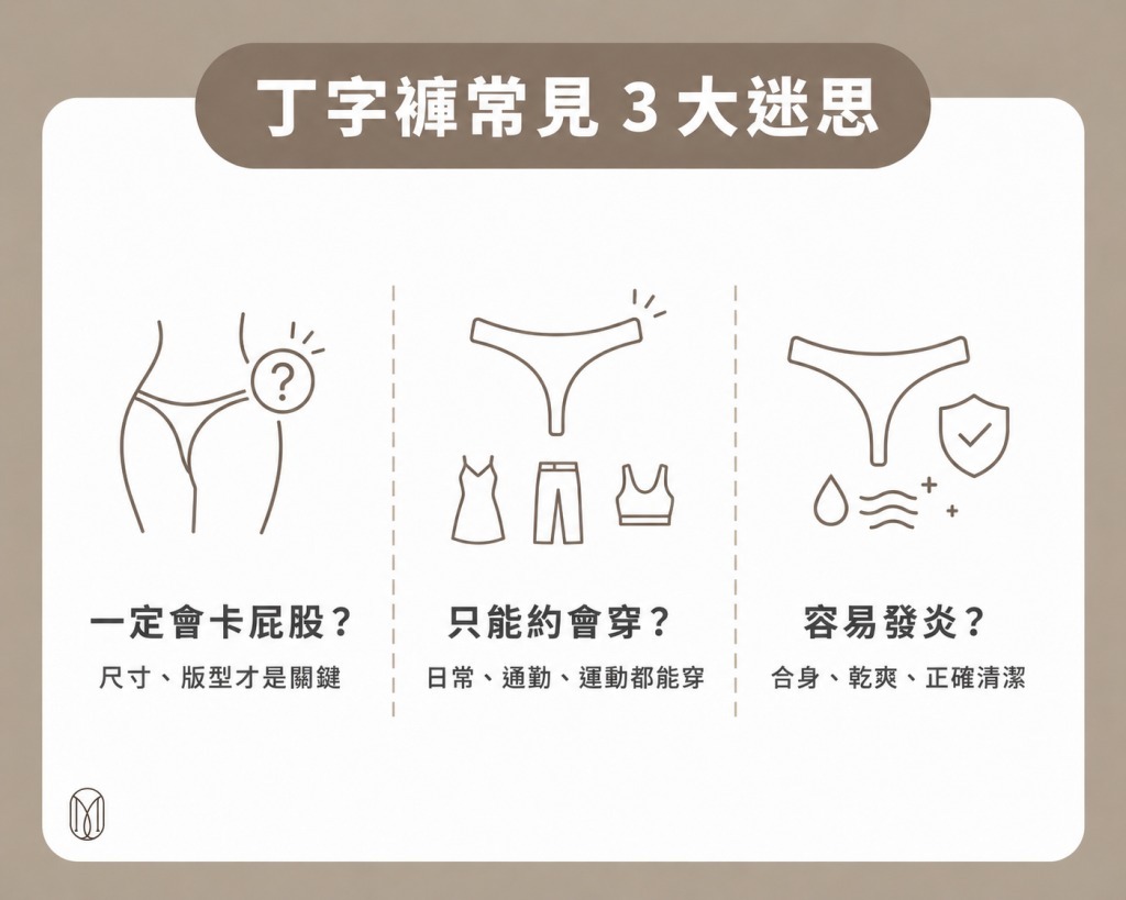 丁字褲常見3大迷思
