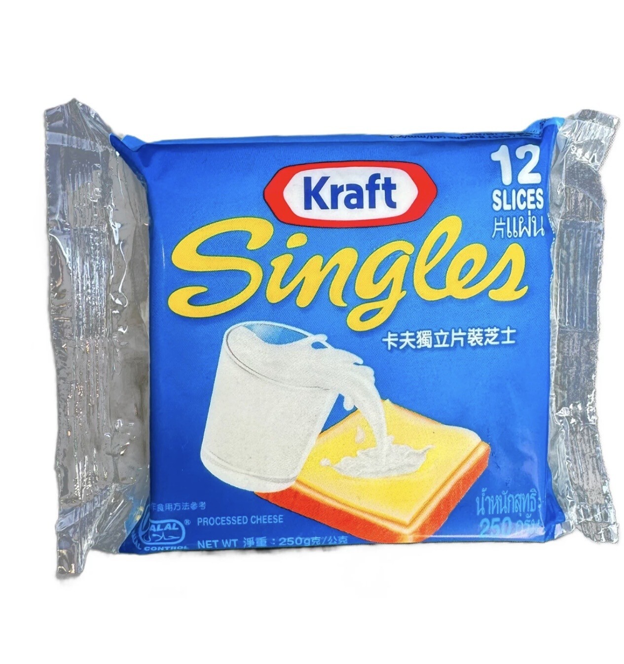 [Chilled] Kraft slice cheese 250g