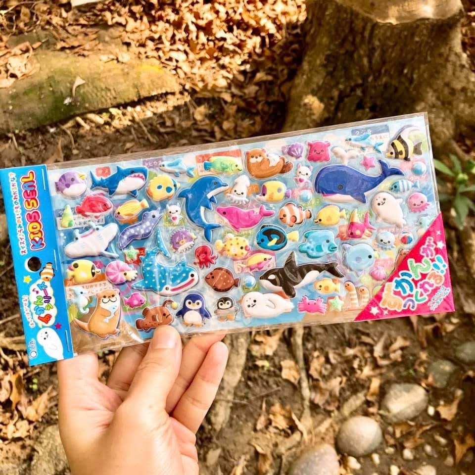 海底生物貼紙 Kids Seal