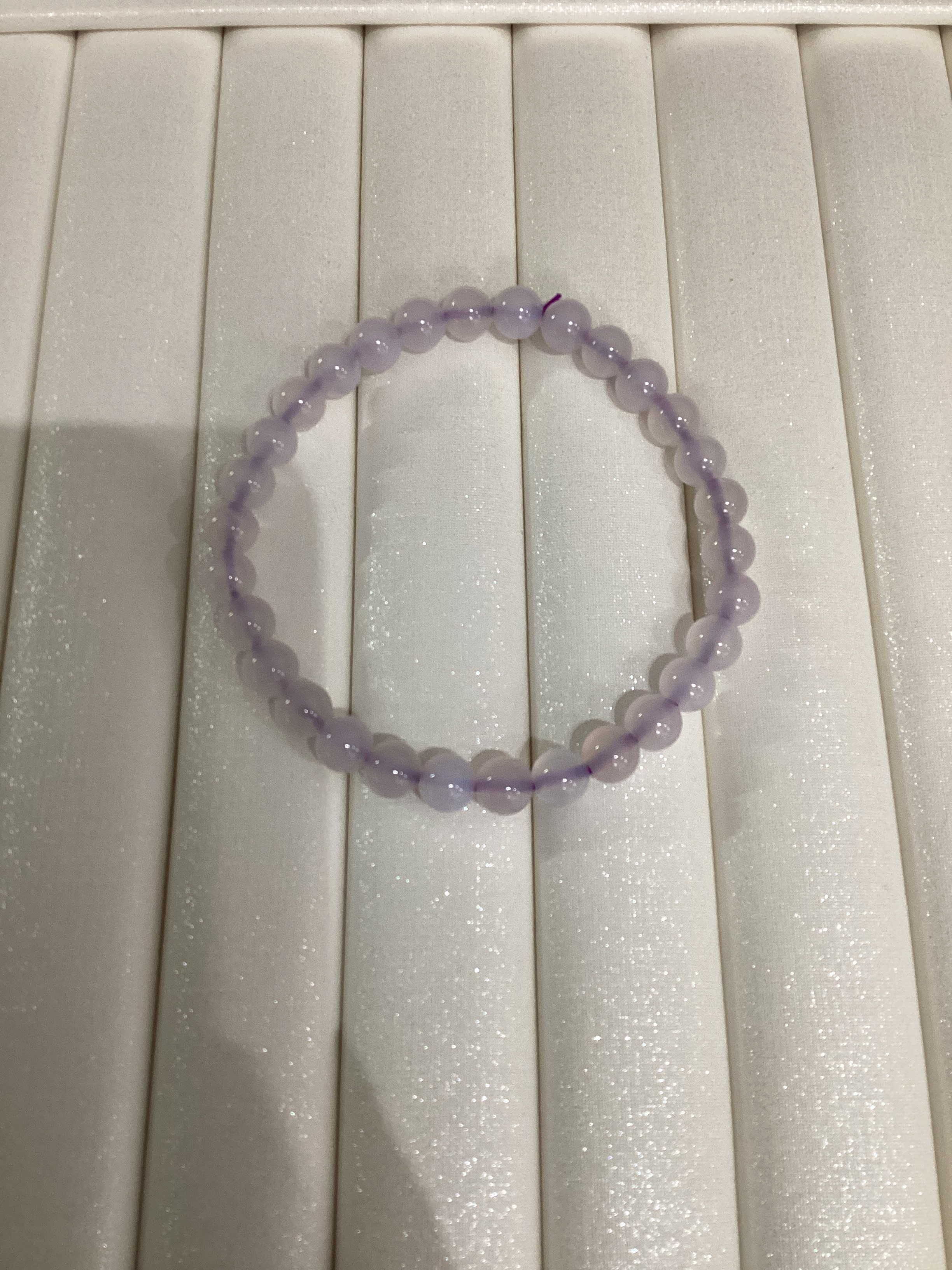 TST260812-A22 6mm+冰種紫玉髓手串