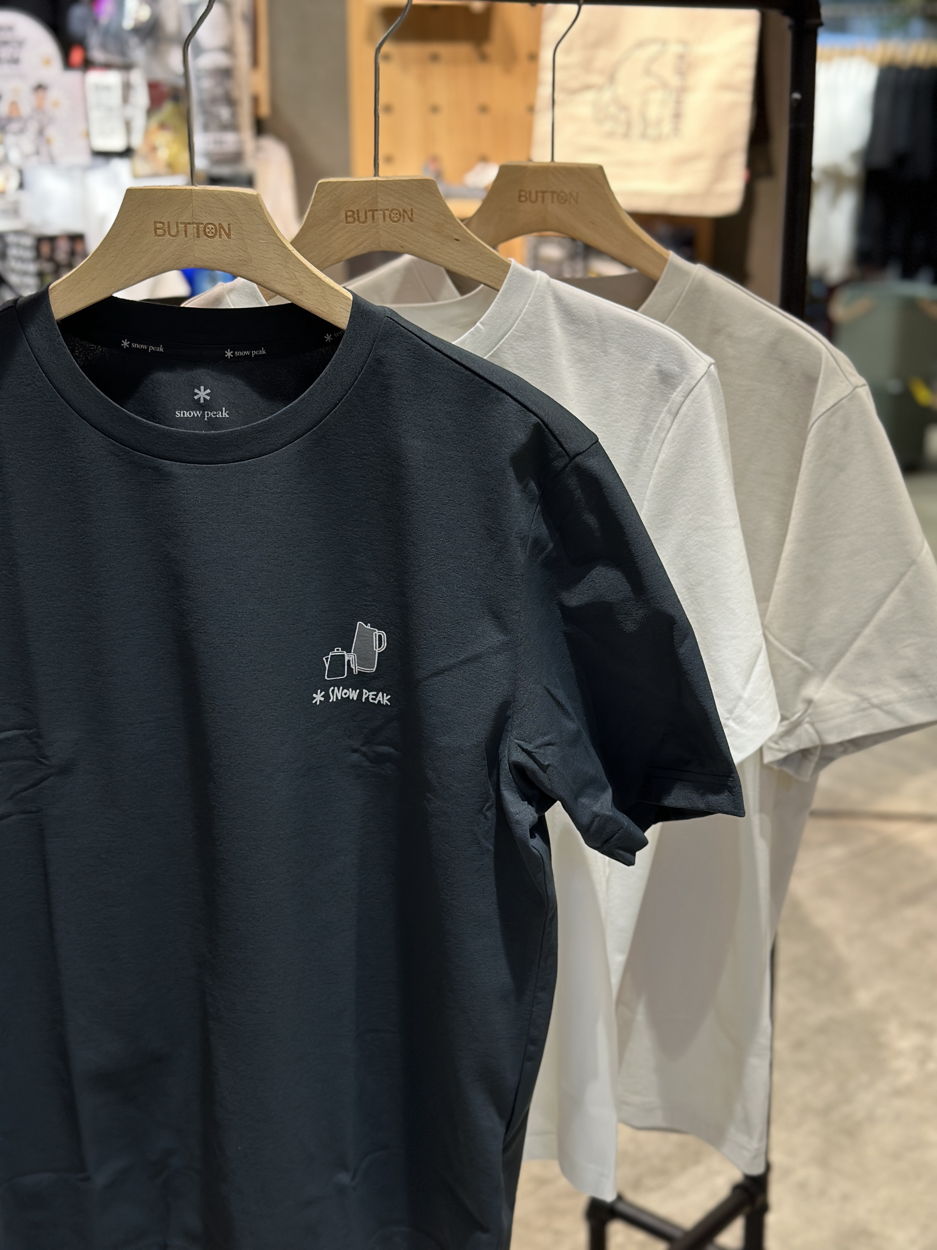Snow Peak Qick Dry Gear Graphic Shor Sleeve T-Shirt 26ss露營裝備簡介圖像短tee  涼感 防曬 S26MUTTS10
