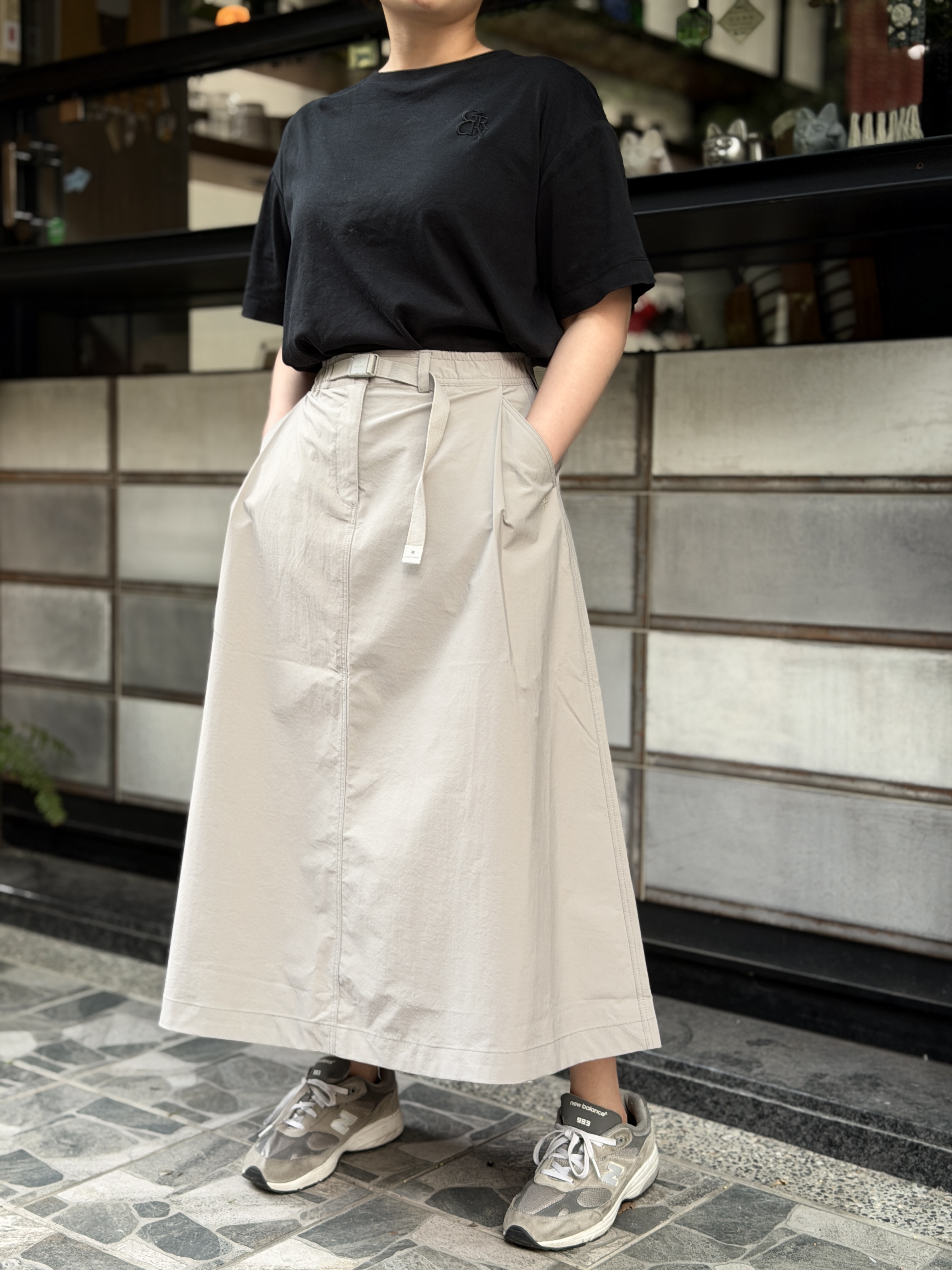 Snow Peak Clend Zodiac Skirt 腰帶 A字裙 長裙 防曬 DWR防潑水 S26SWDSK13