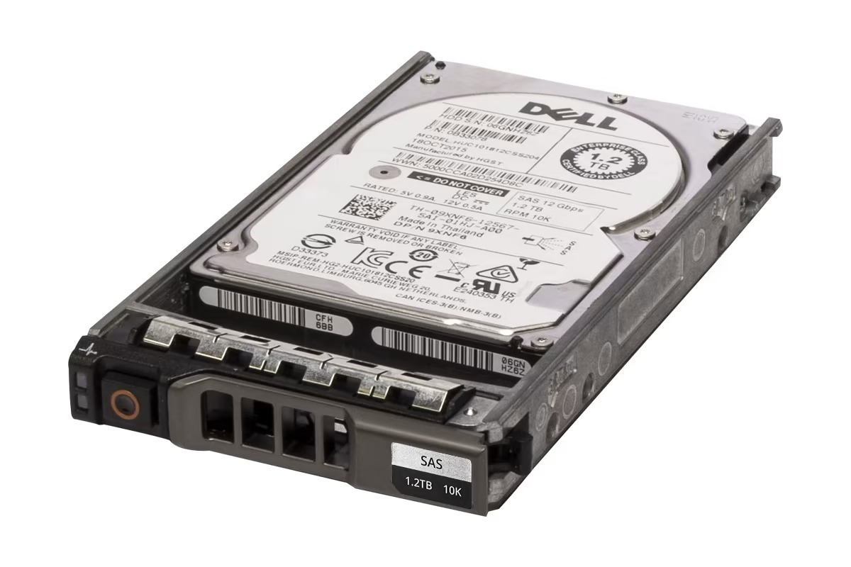 Dell 1.2TB 10K 12Gbps 2.5" SAS Hard Drive