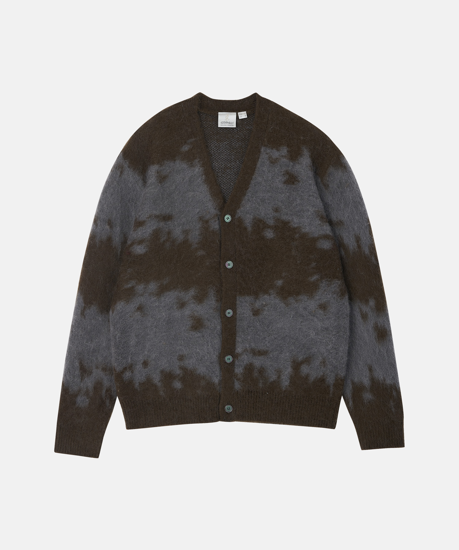 GRAMICCI MOHAIR SPLATTER CARDIGAN 26FW