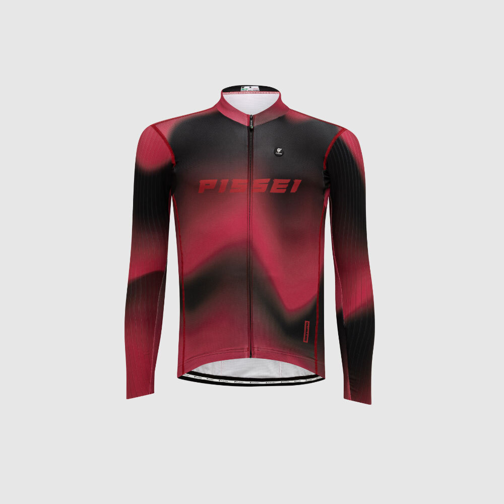 SANREMO LONG SLEEVE JERSEY 長袖車衣-紅/黑
