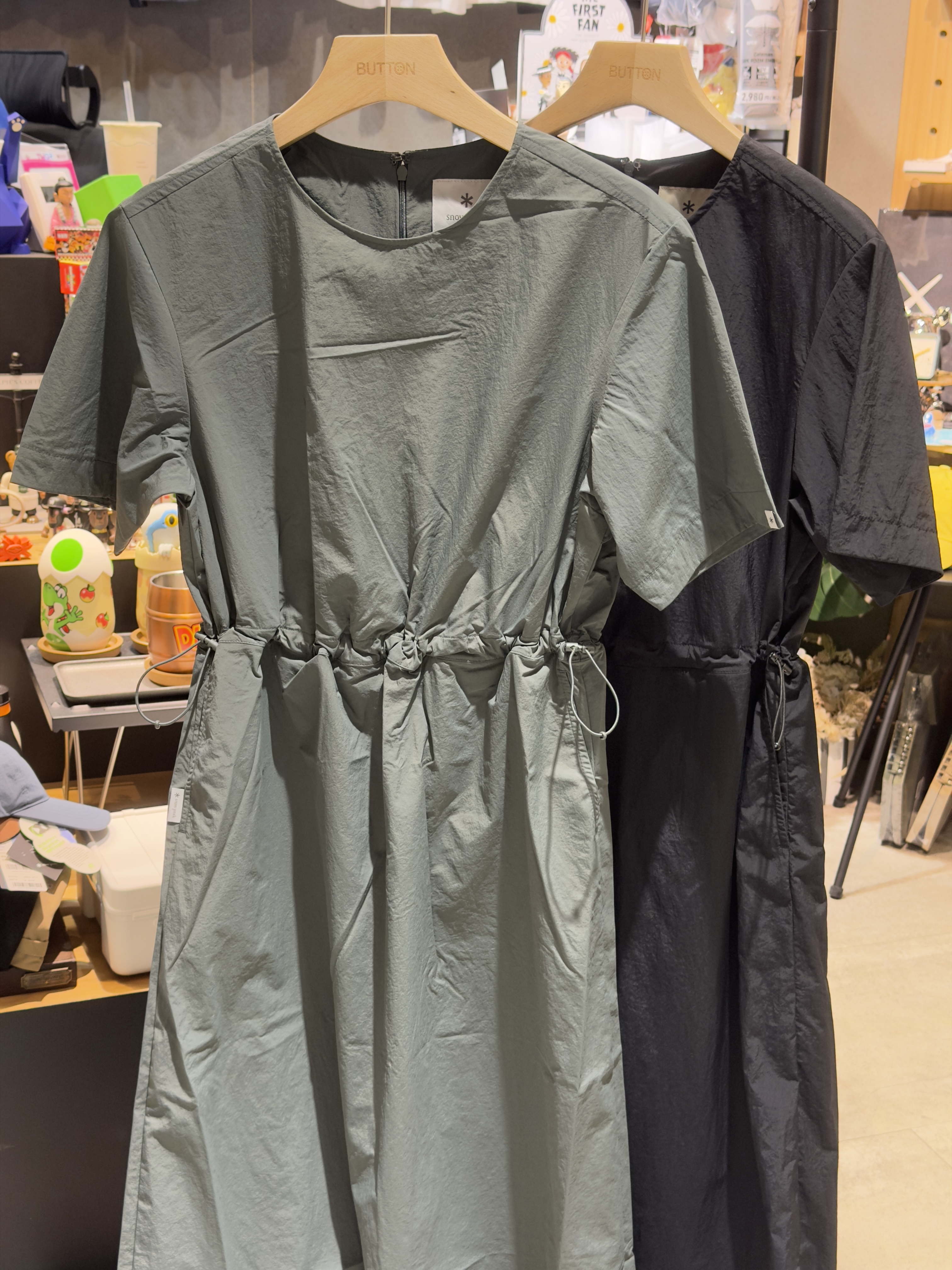 Snow Peak Taslan Short Sleeve  Dress 26ss 基本款 尼龍束腰連身裙  S26MWLOP53