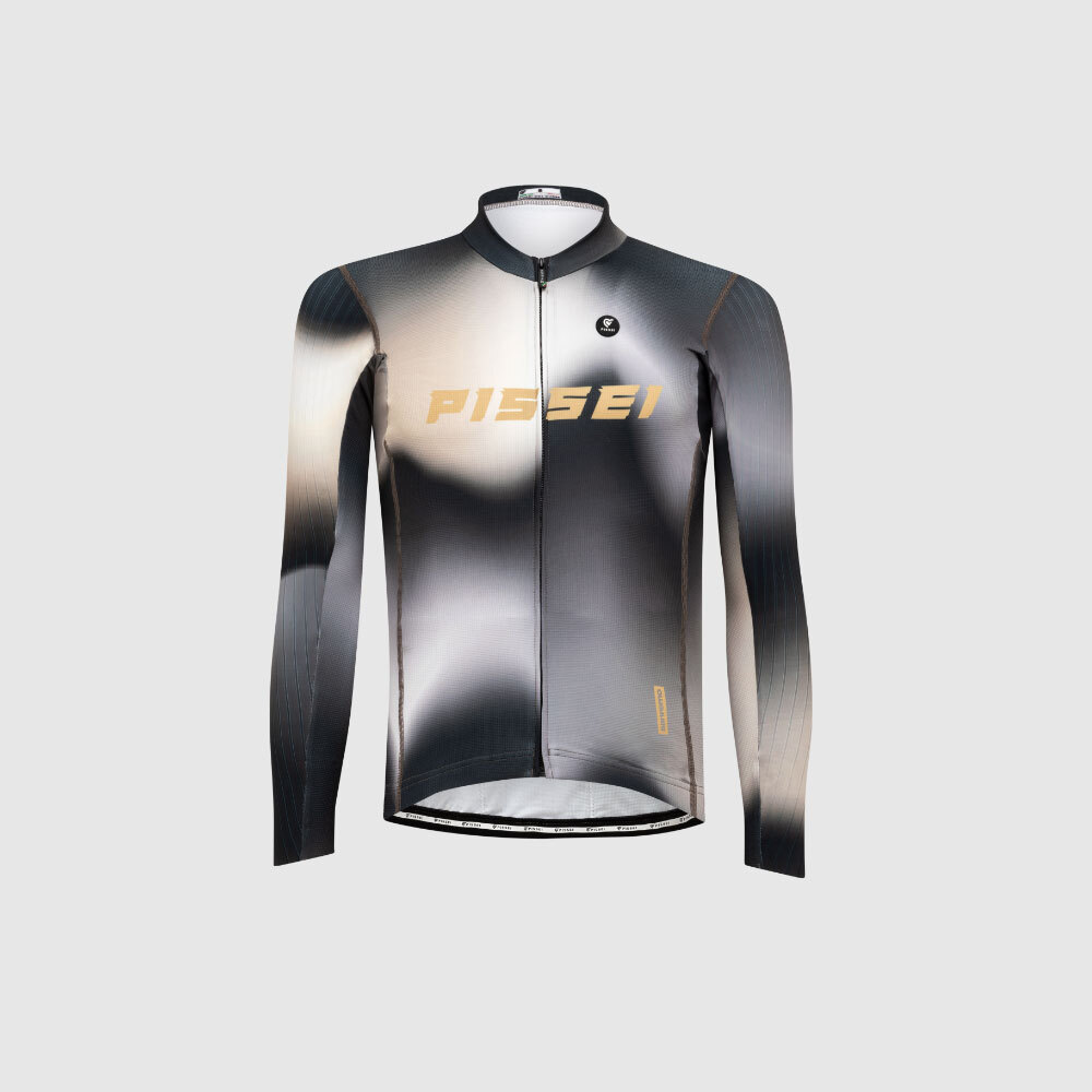 SANREMO LONG SLEEVE JERSEY 長袖車衣-金/棕