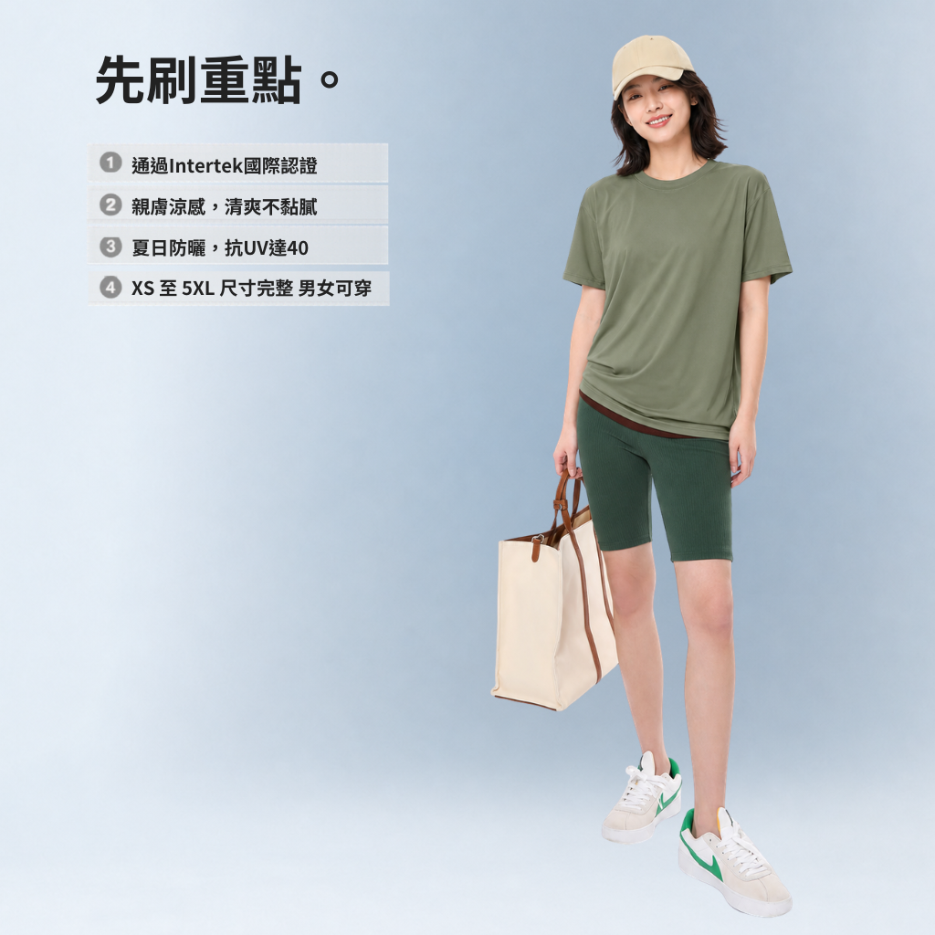 升級版 排汗短T 吸濕速乾短袖T恤 涼感透氣 抗UV40 男女款 大尺碼【 FUZY 】- S201723