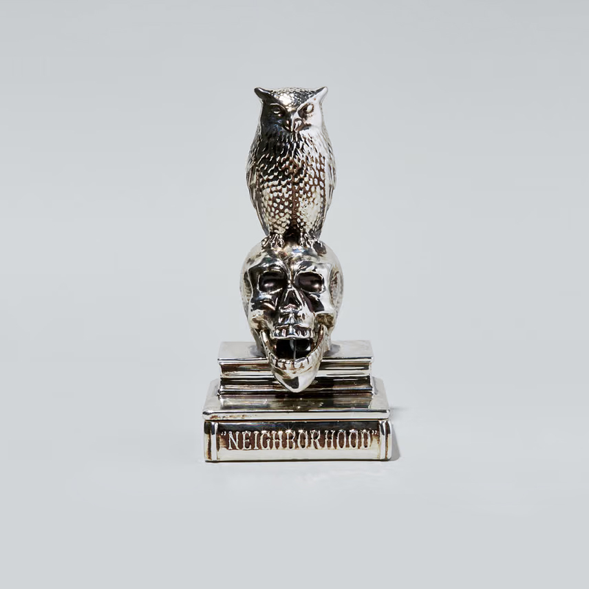 NEIGHBORHOOD BOOZE. OWL & SKULL CE-INCENSE CHAMBER 貓頭鷹 骷髏 線香座