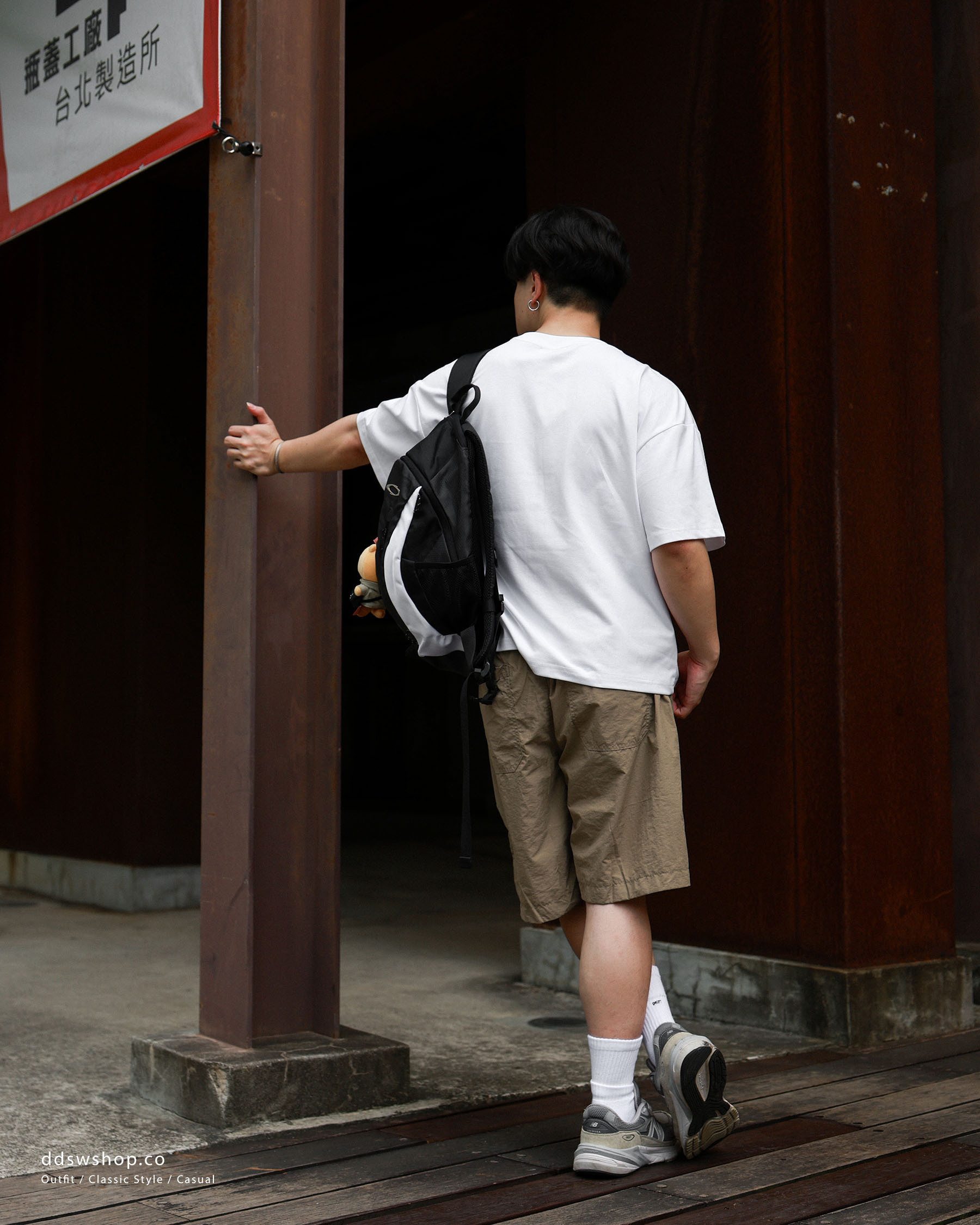 “代購” Noiago Multi Logo Backpack 機能拼接後背包