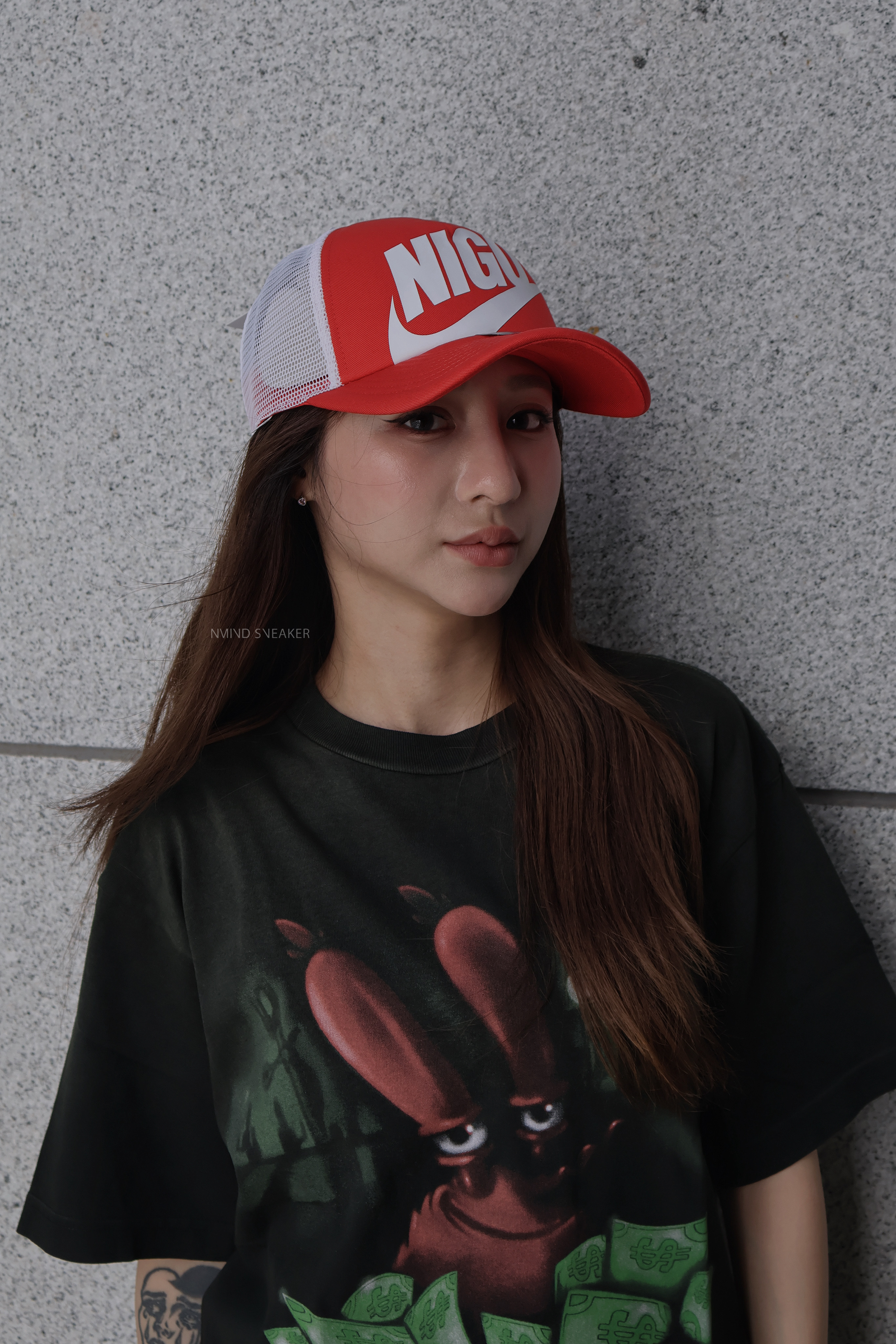 <快速出貨> NIGO x NIKE Mesh Trucker Cap Red 紅色 網帽