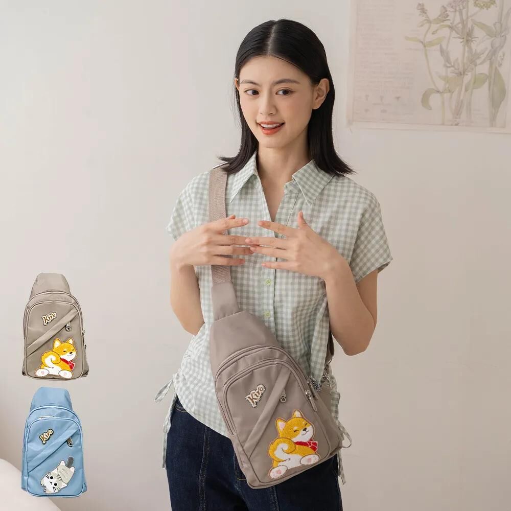 防盜肩背後背包【現貨成品】