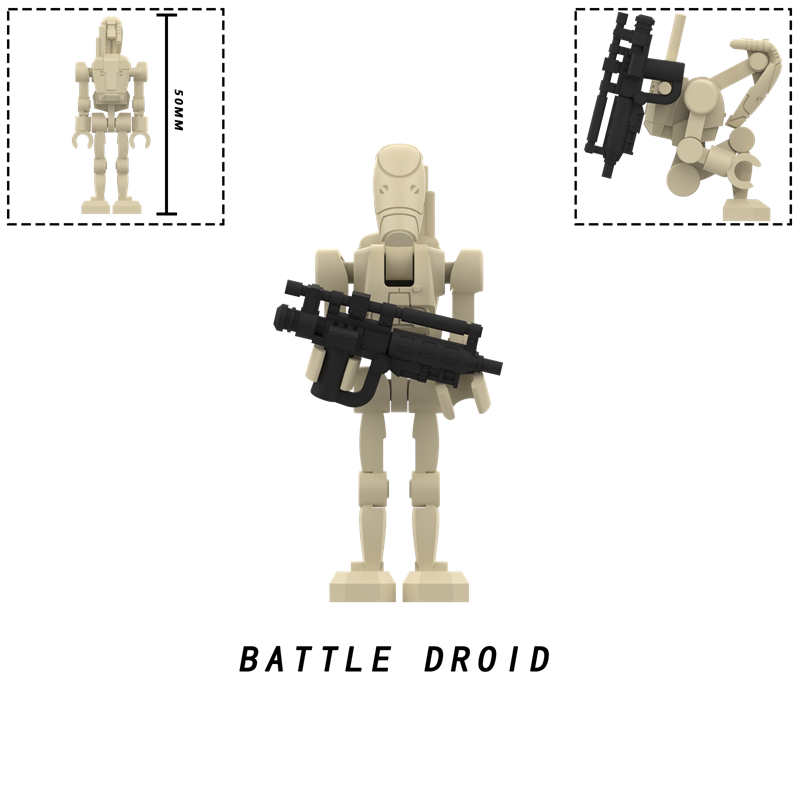 Star Wars Battle Droid Custom Minifigures Fit Lego MY901