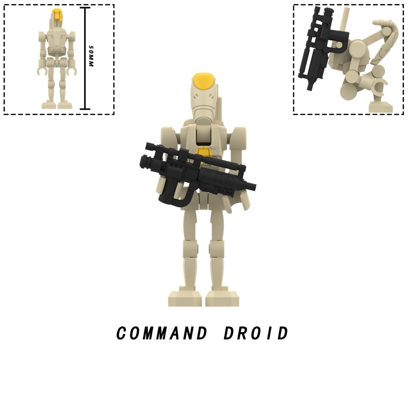 Star Wars Command Droid Custom Minifigures Fit Lego MY902
