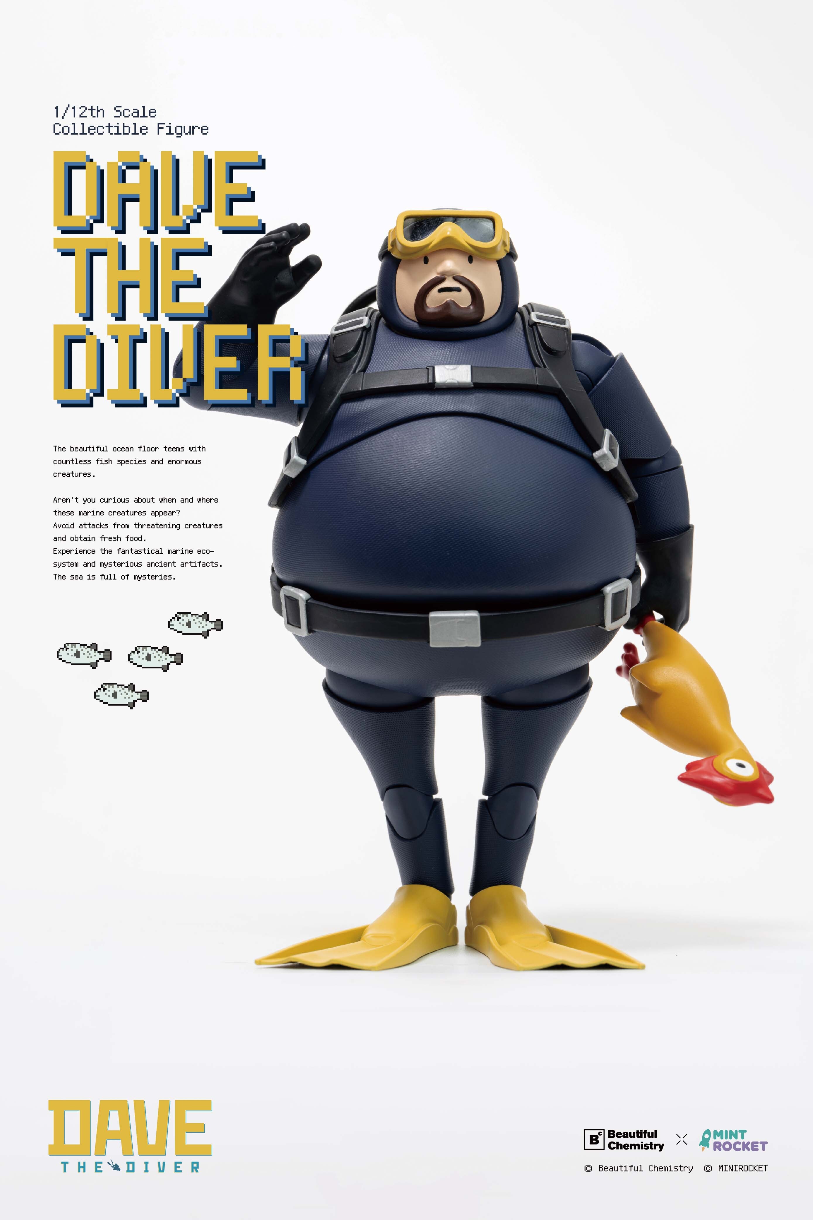 「ACG.GO」「預購」日版 Beautiful Chemistry《潛水員戴夫 DAVE THE DIVER》戴夫 1/12 比例可動模型