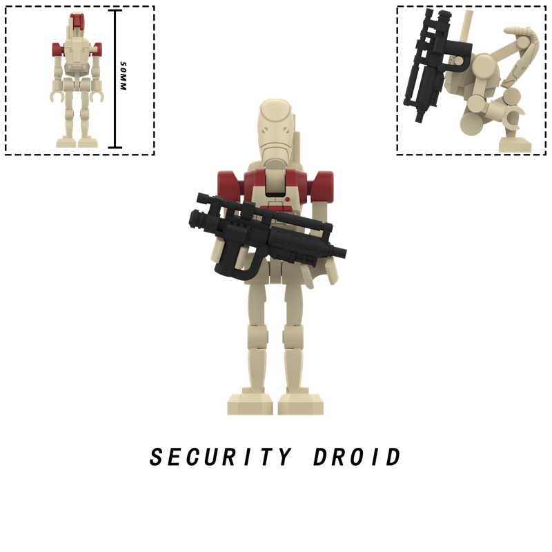 Star Wars Security Droid Custom Minifigures Fit Lego MY903