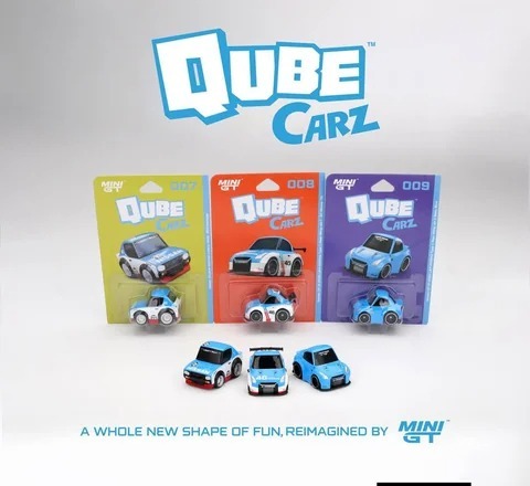 Mini GT X Qube Carz  (Full set of 3)