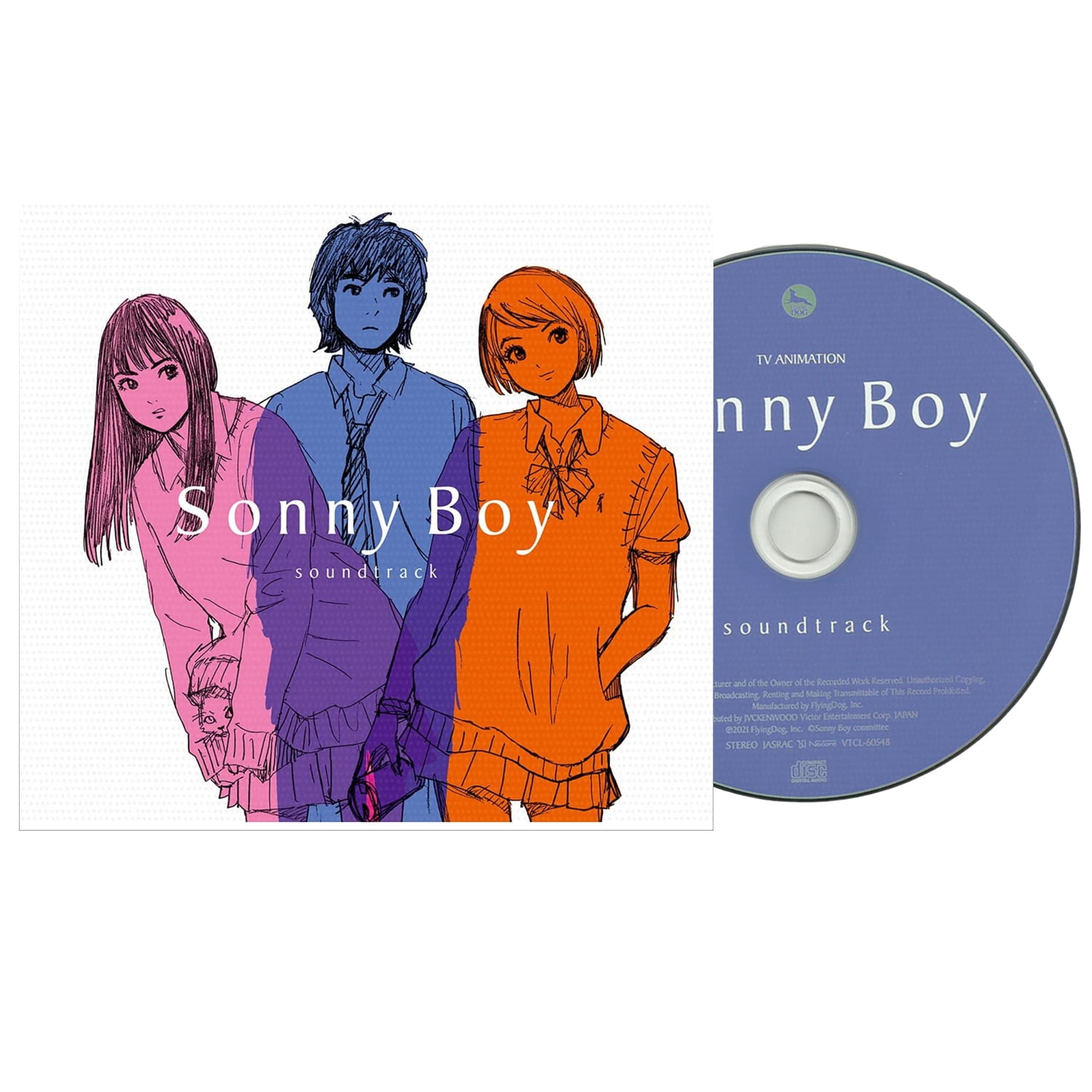 漂流少年 Sonny Boy 動畫原聲帶CD專輯 / 生產限定版黑膠唱片 1st & 2nd