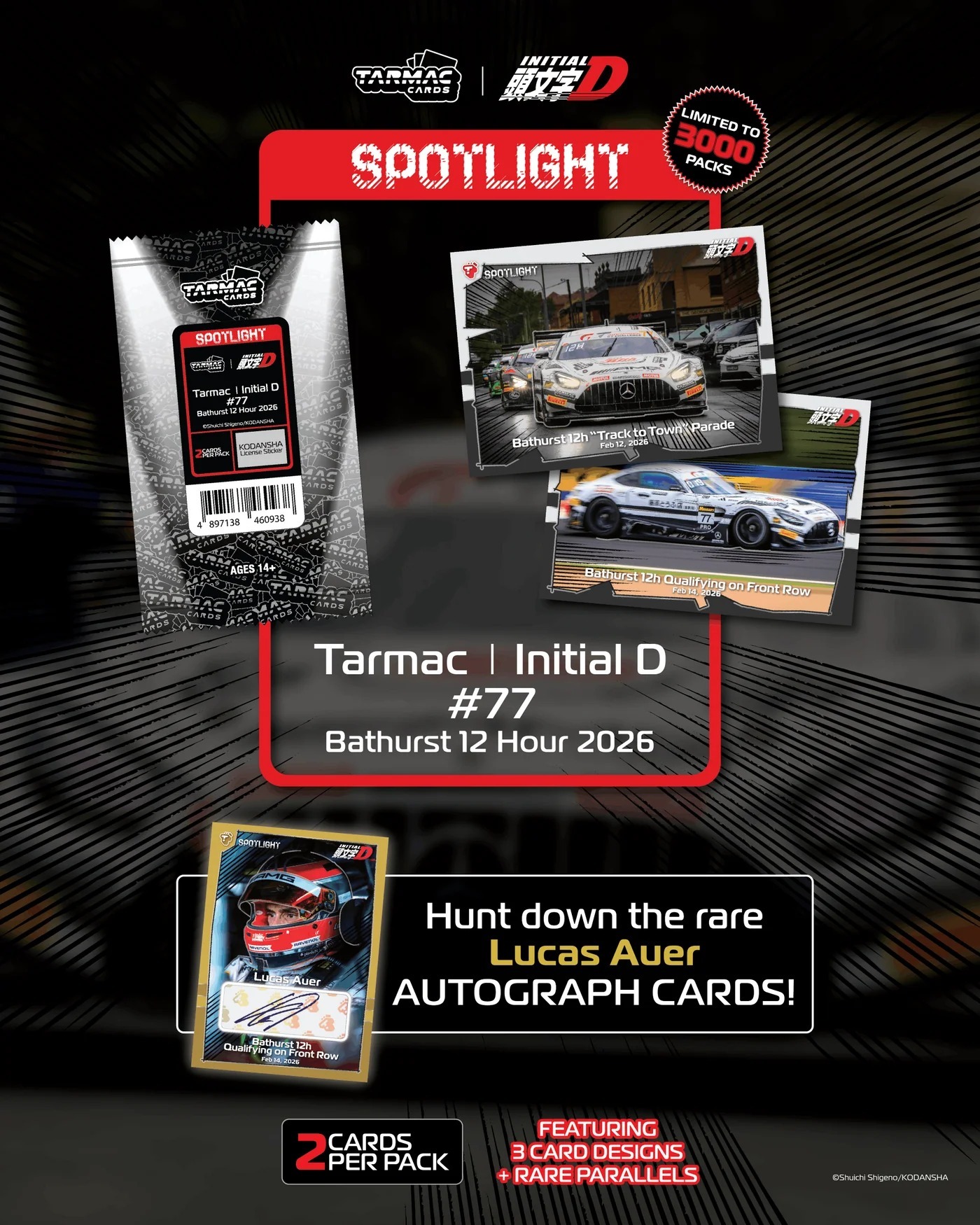 Tarmac Cards Spotlight - Tarmac and Initial D #77 Bathurst 12 Hour 2026