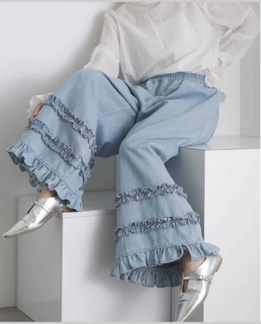 Full-Length Pant Ruffle