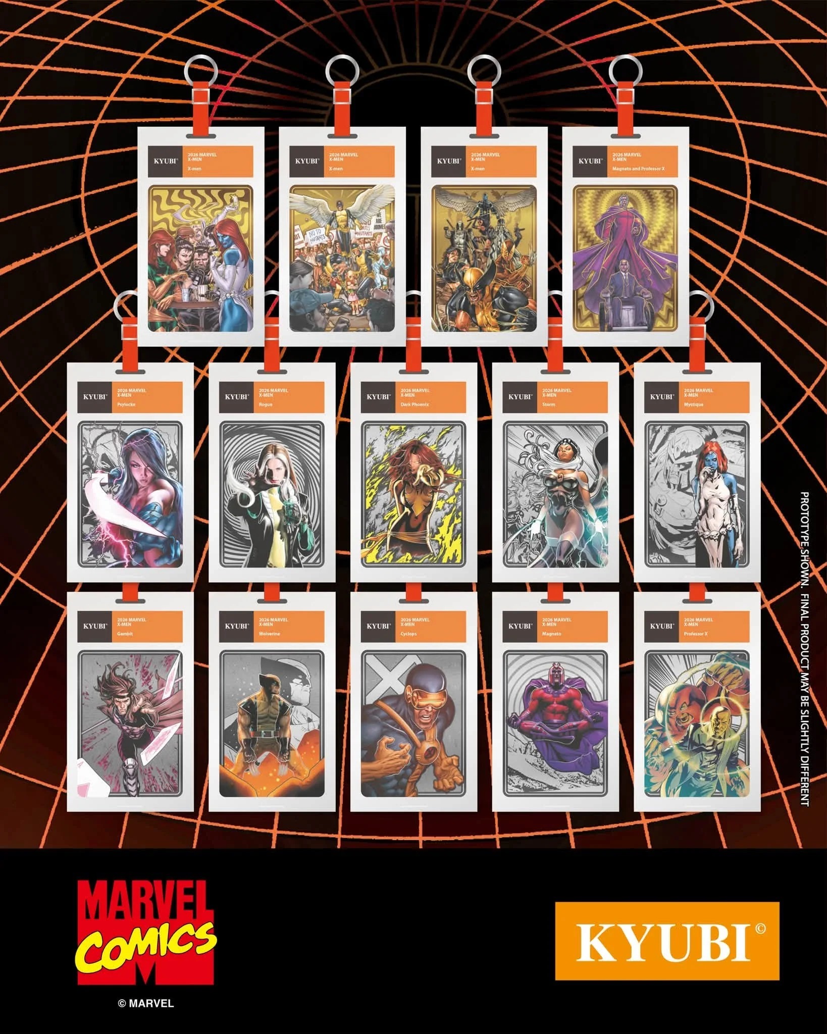 KYUBI Charm Collection Series 11 –Xmen (5pcs in 1 box)