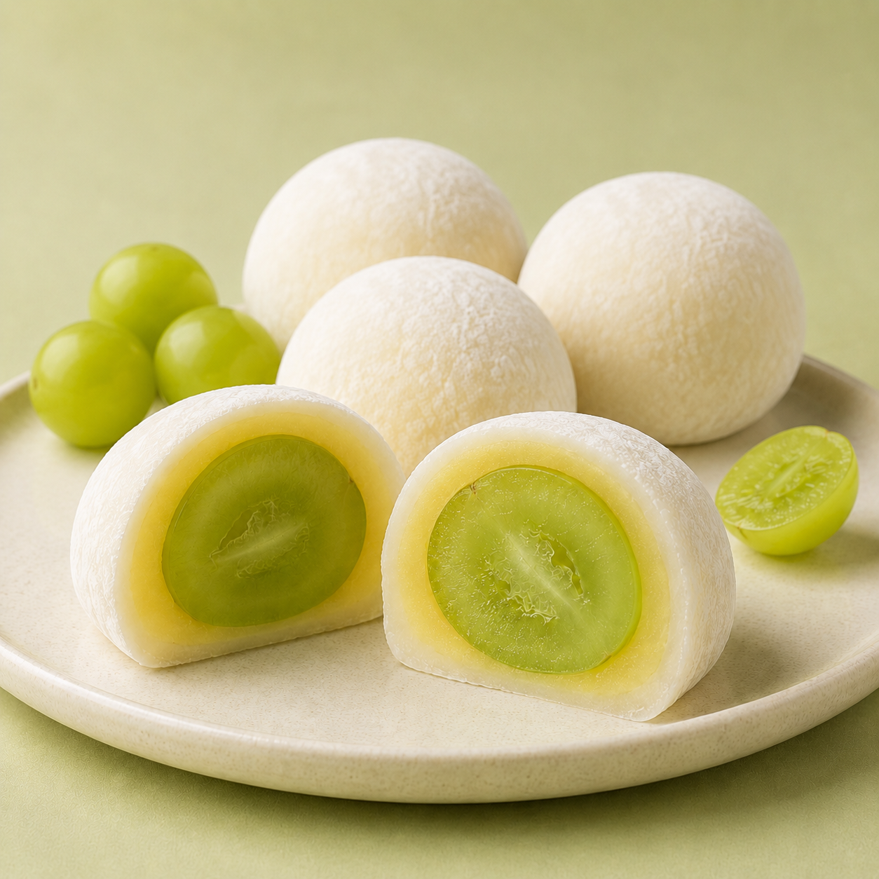 麝香葡萄大福 4入