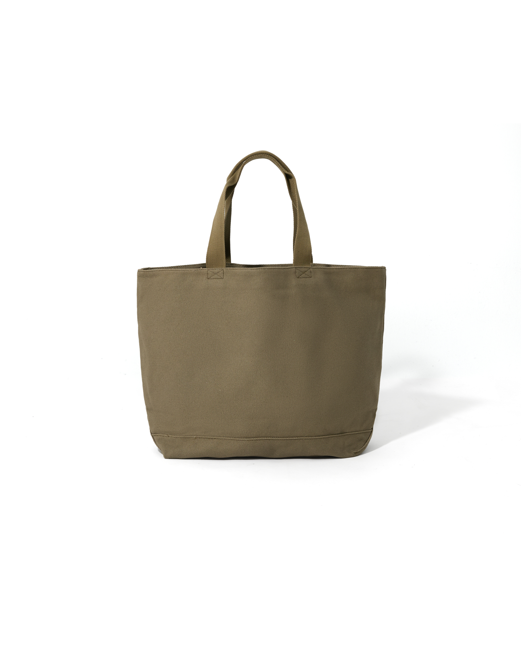AES SMILE LOVE HEART FLOWER FELT PATCH WASHED CANVAS TOTE