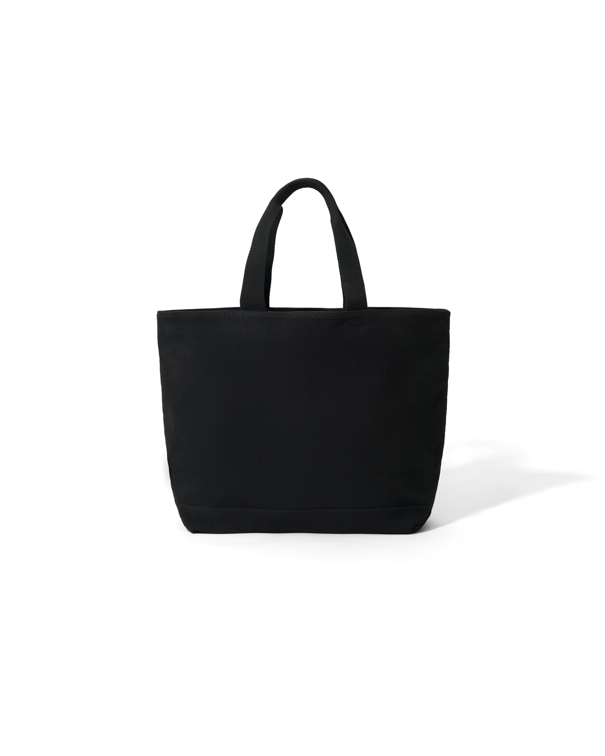 AES SMILE LOVE HEART FLOWER FELT PATCH WASHED CANVAS TOTE