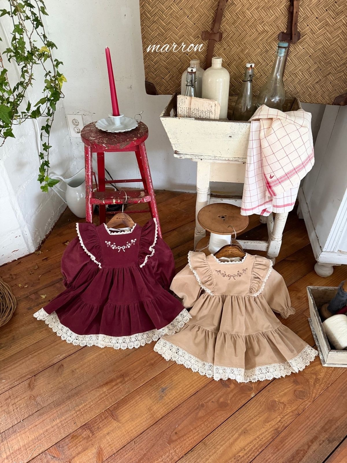 MARRON Bouquet Dress