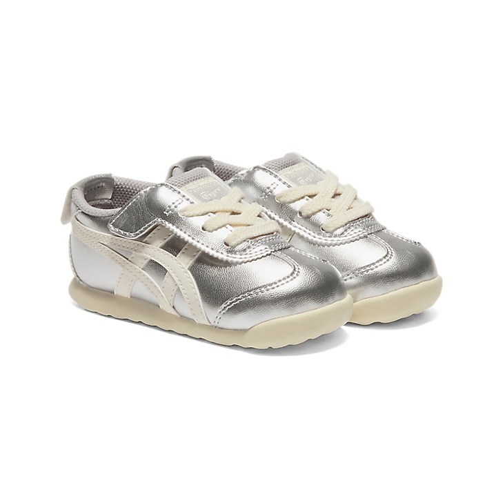 Onitsuka Tiger MEXICO 66 KID 銀底白虎爪紋
