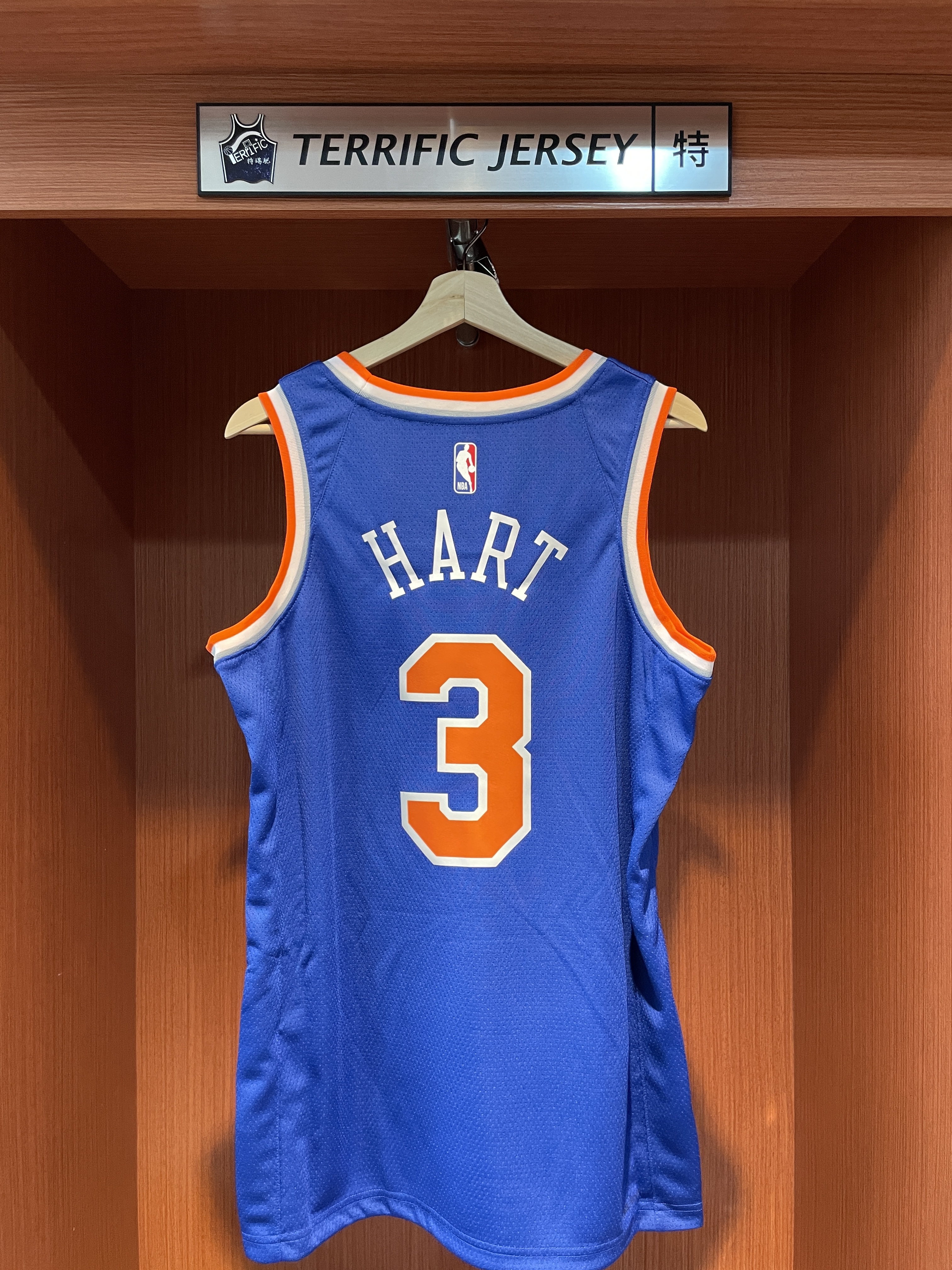 NBA球衣 Josh Hart 紐約尼克藍 Icon Nike Swingman 球迷版 熱轉印 全新