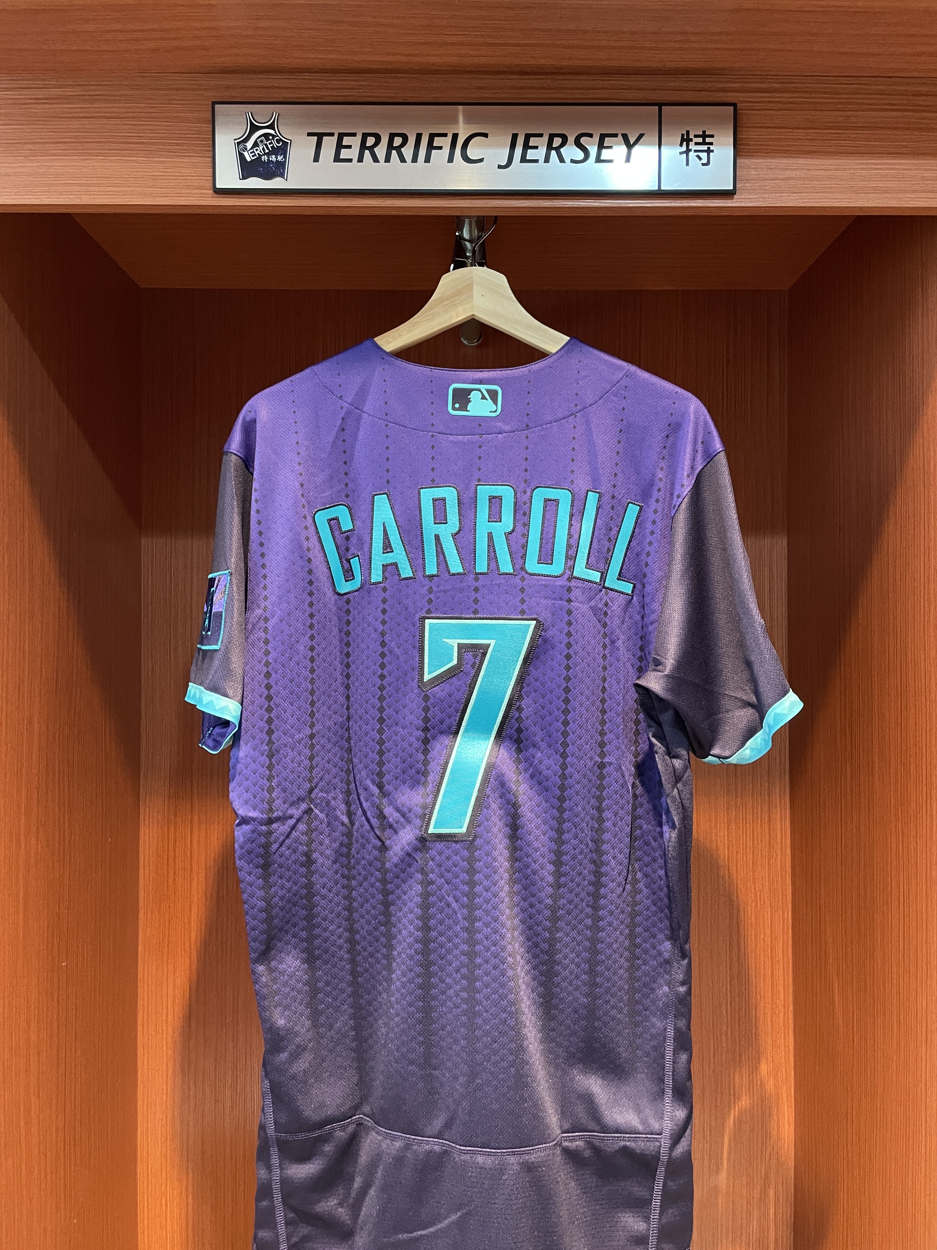 MLB球衣 Corbin Carroll 亞利桑那響尾蛇城市 City Nike Authentic Player Name Jersey 球員版 電繡 含贊助商標 全新