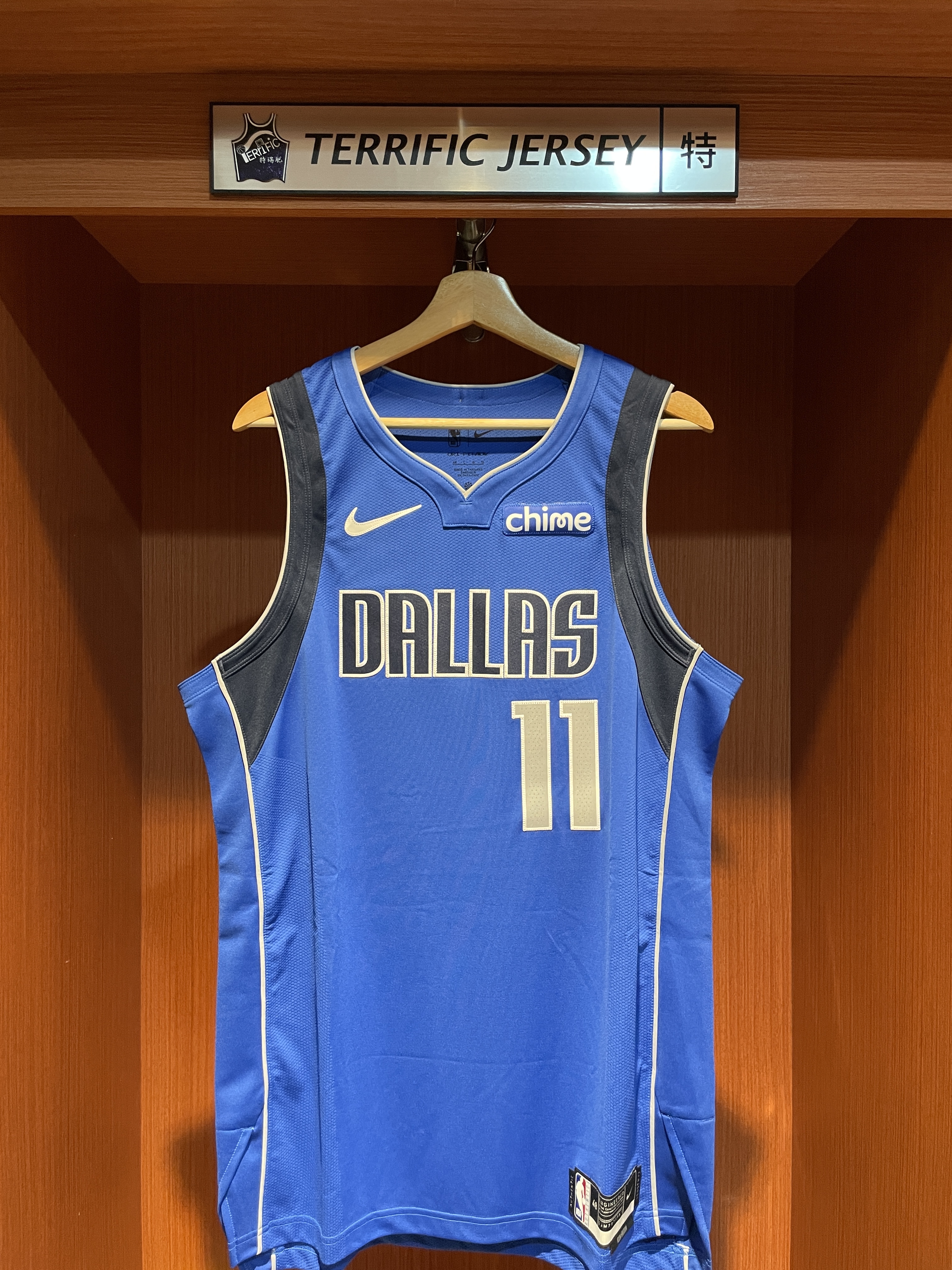 NBA球衣 Kyrie Irving 達拉斯小牛藍 Icon Nike Authentic 球員版 電繡 含贊助商標 全新