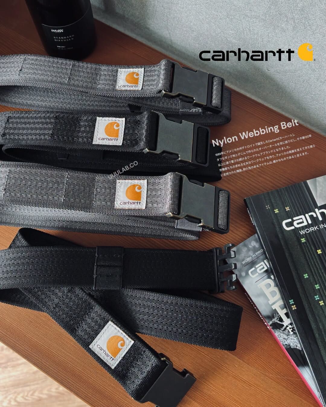 🔥 CARHARTT NYLON 軍事腰帶