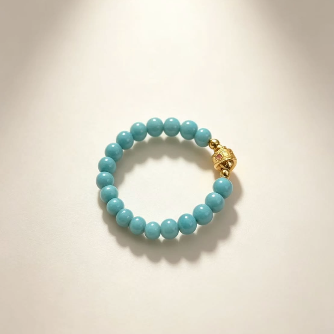 DJ017 松石組合 戒指 3mm + 手鏈 3mm