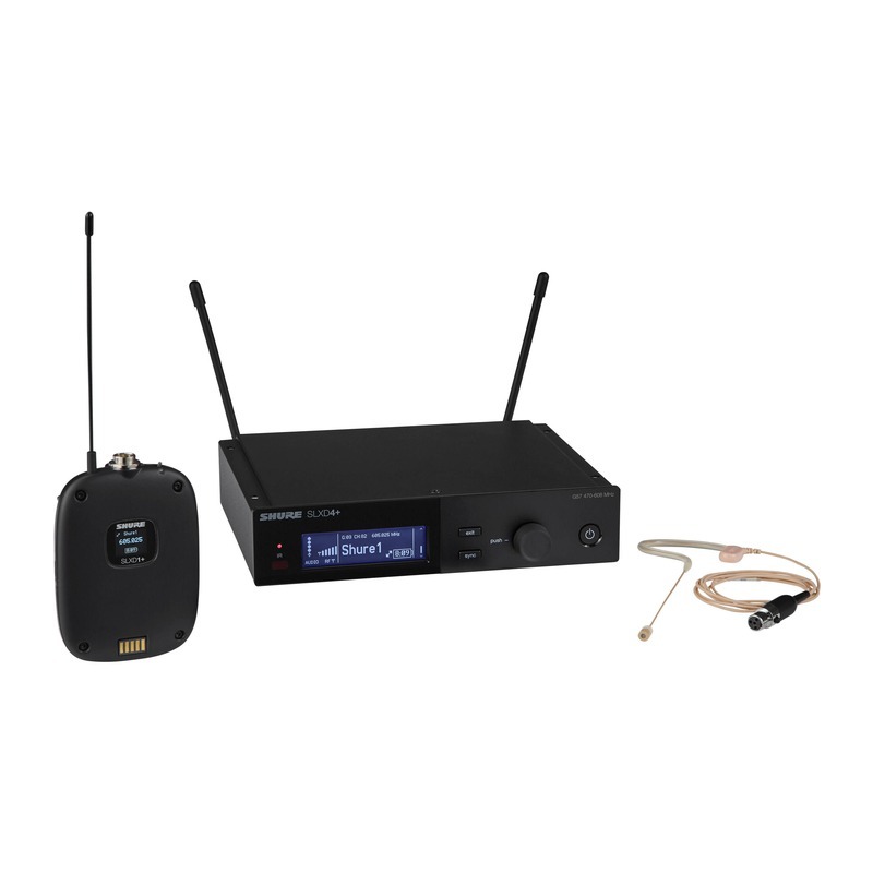SHURE SLXD14+/153T｜無線頭戴麥克風系統