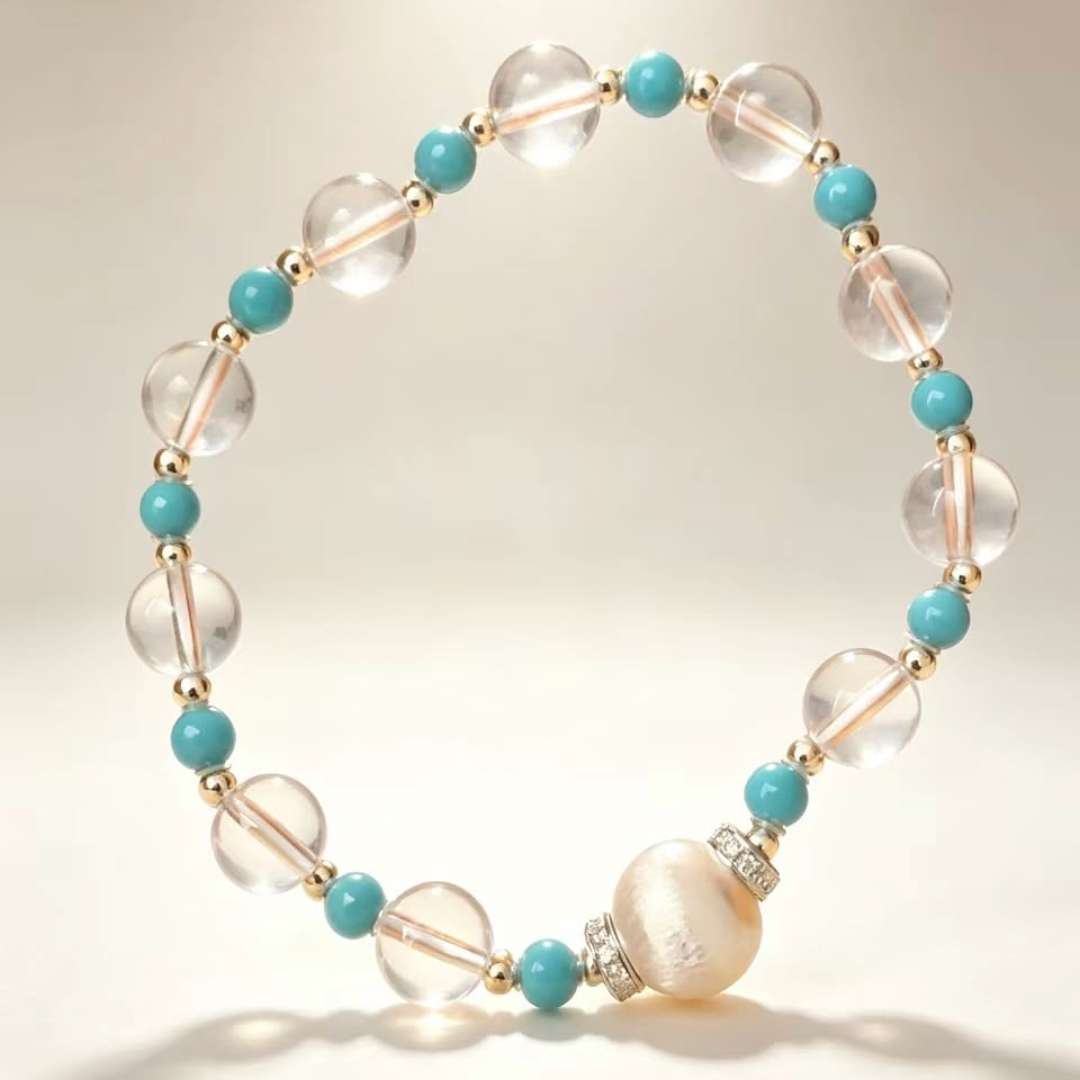 DJ005 銀美松拉絲水晶手串 S925 3.5mm (包證書)