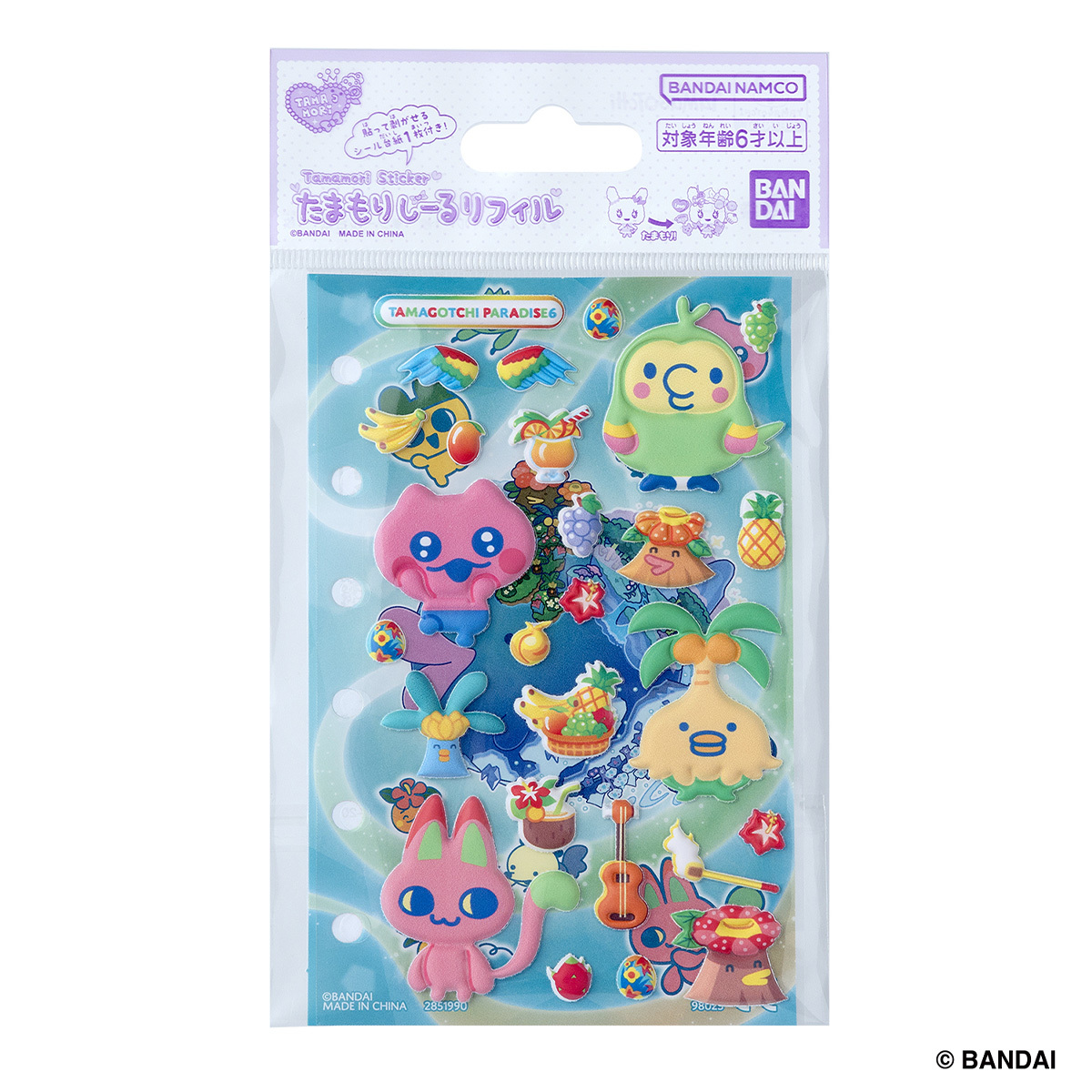Tamamori貼紙 Tamagotchi Paradise套裝6