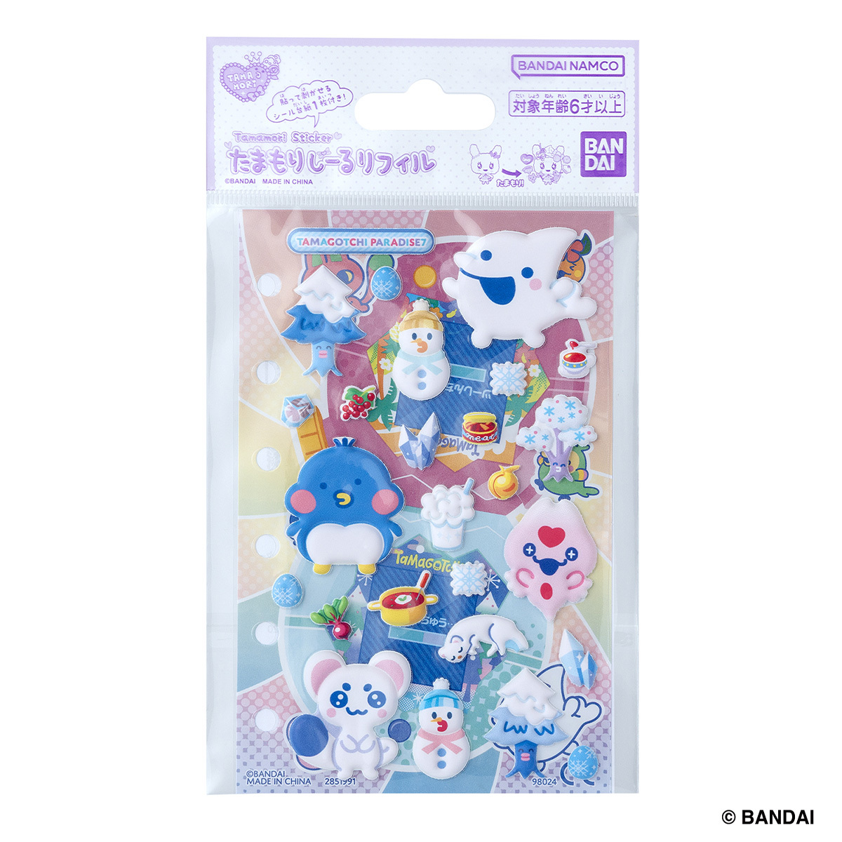 Tamamori貼紙 Tamagotchi Paradise套裝7