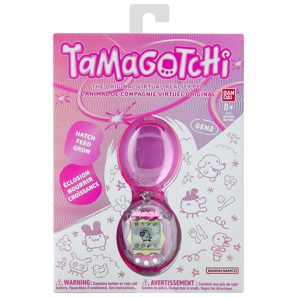 Original Tamagotchi Y3K wave1 紅莓色