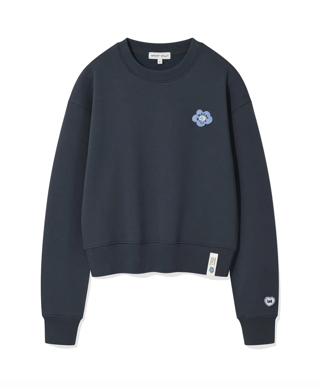 早鳥優惠隨時完＊Wacky Willy Lily Wappen Crop Sweatshirt (4 Colours)