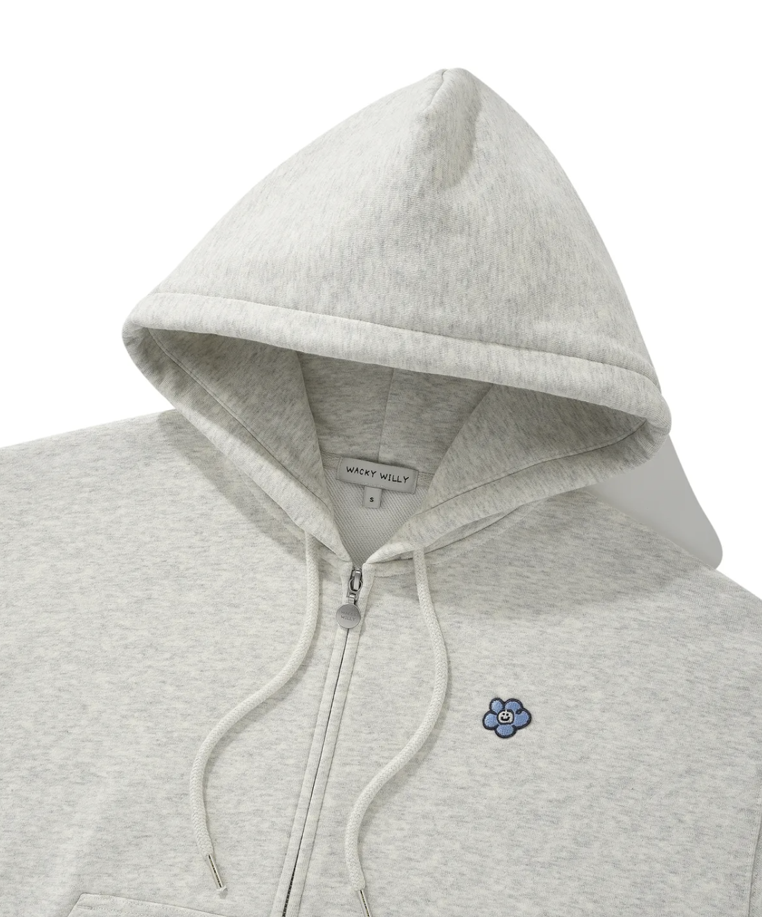 早鳥優惠隨時完＊Wacky Willy Lily Wappen Crop Zip-up Hoodie (2 Colours)