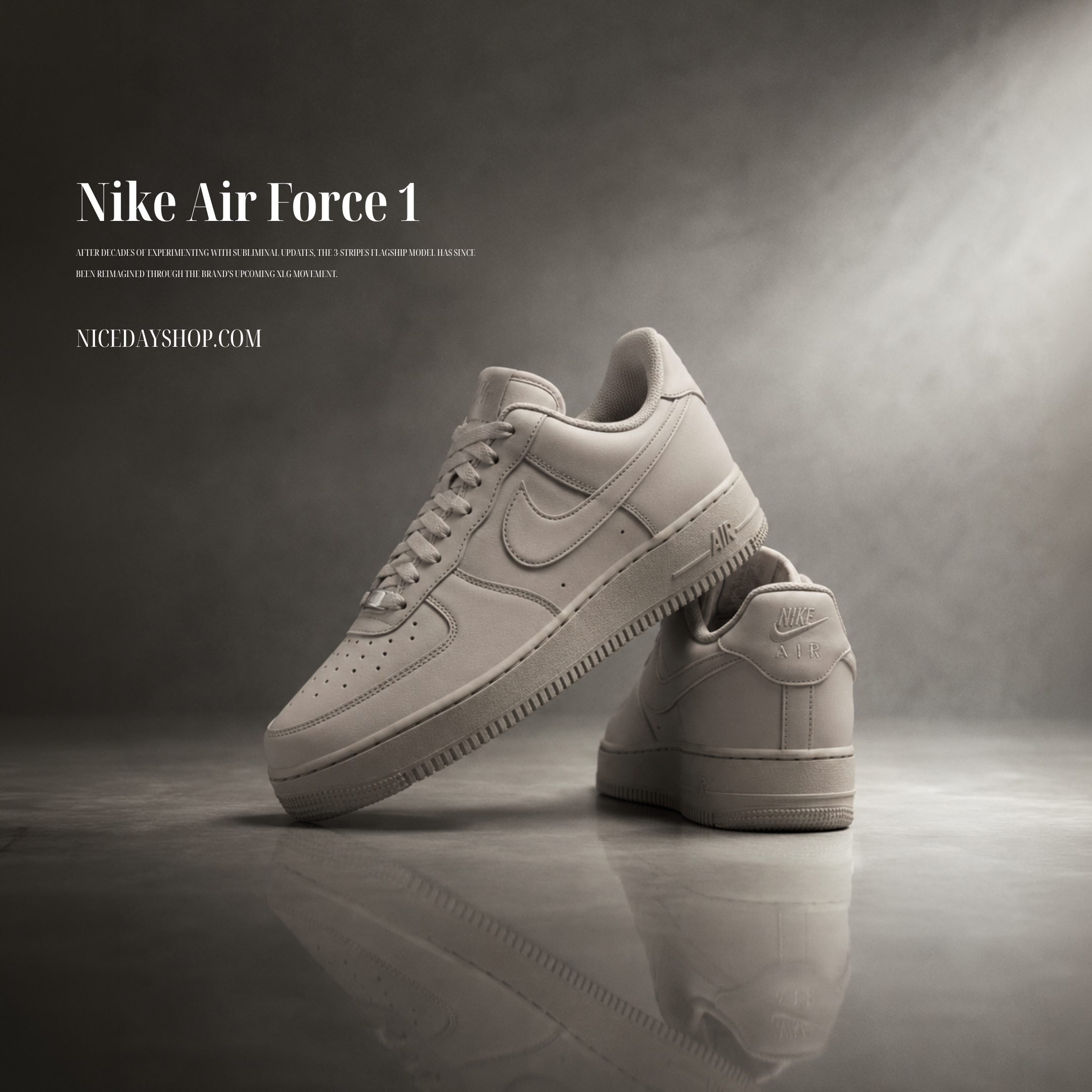 NICEDAY 代購 Nike Air Force 1 沙色 沙灰色 奶灰色 灰 土灰色 復古 灰塵 IH1698-001
