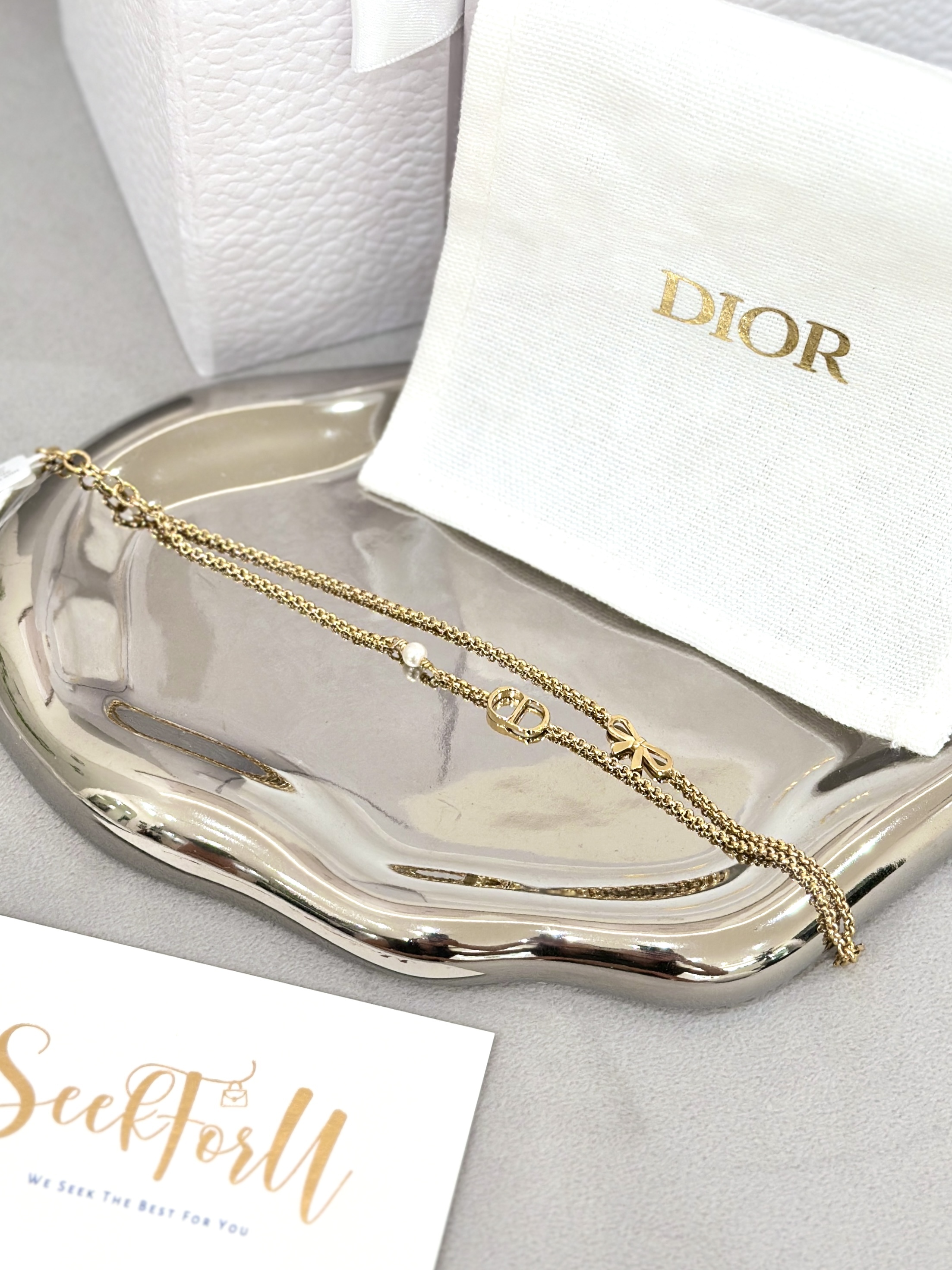 DIOR CD Mini Bow Bracelet B3414