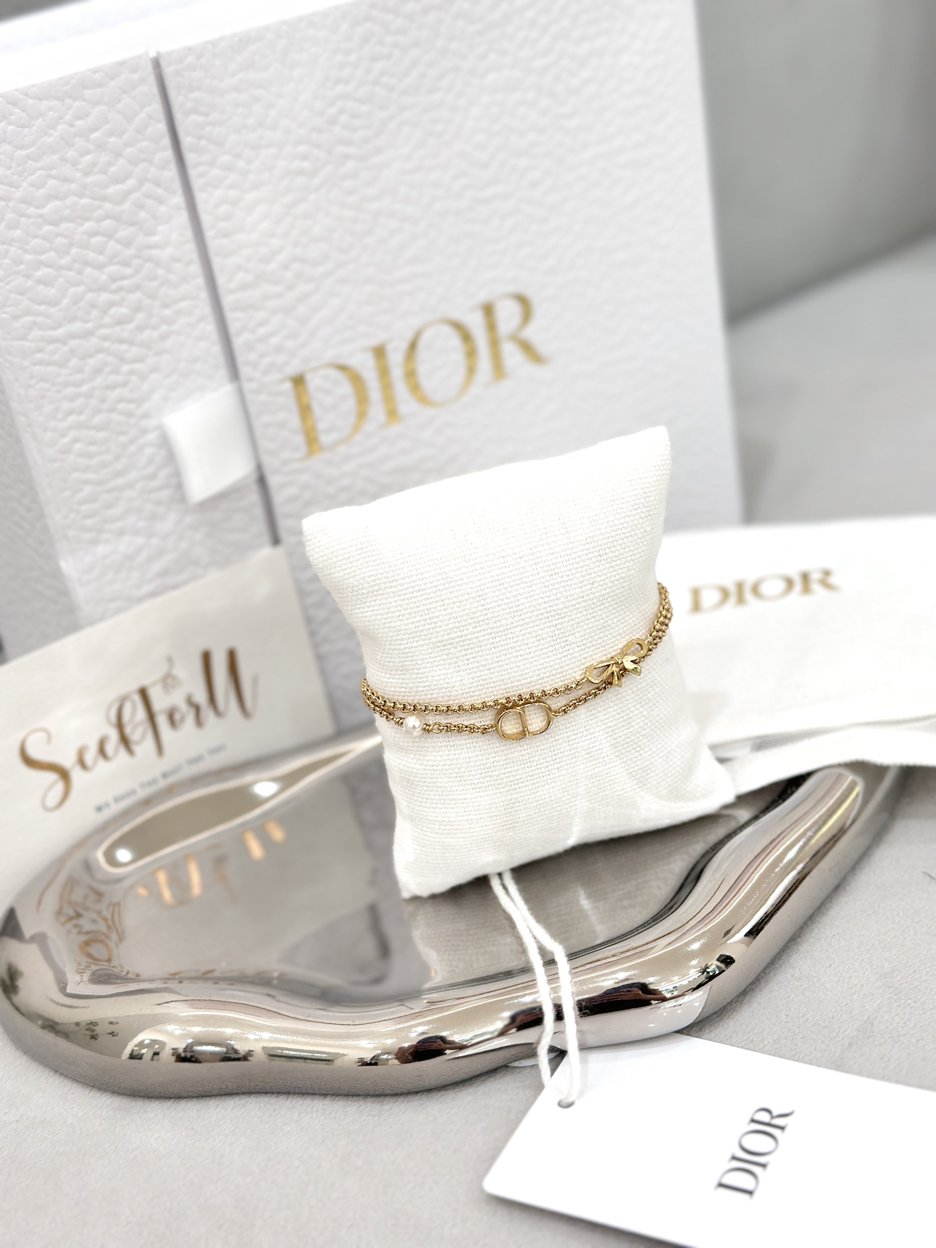 DIOR CD Mini Bow Bracelet B3414